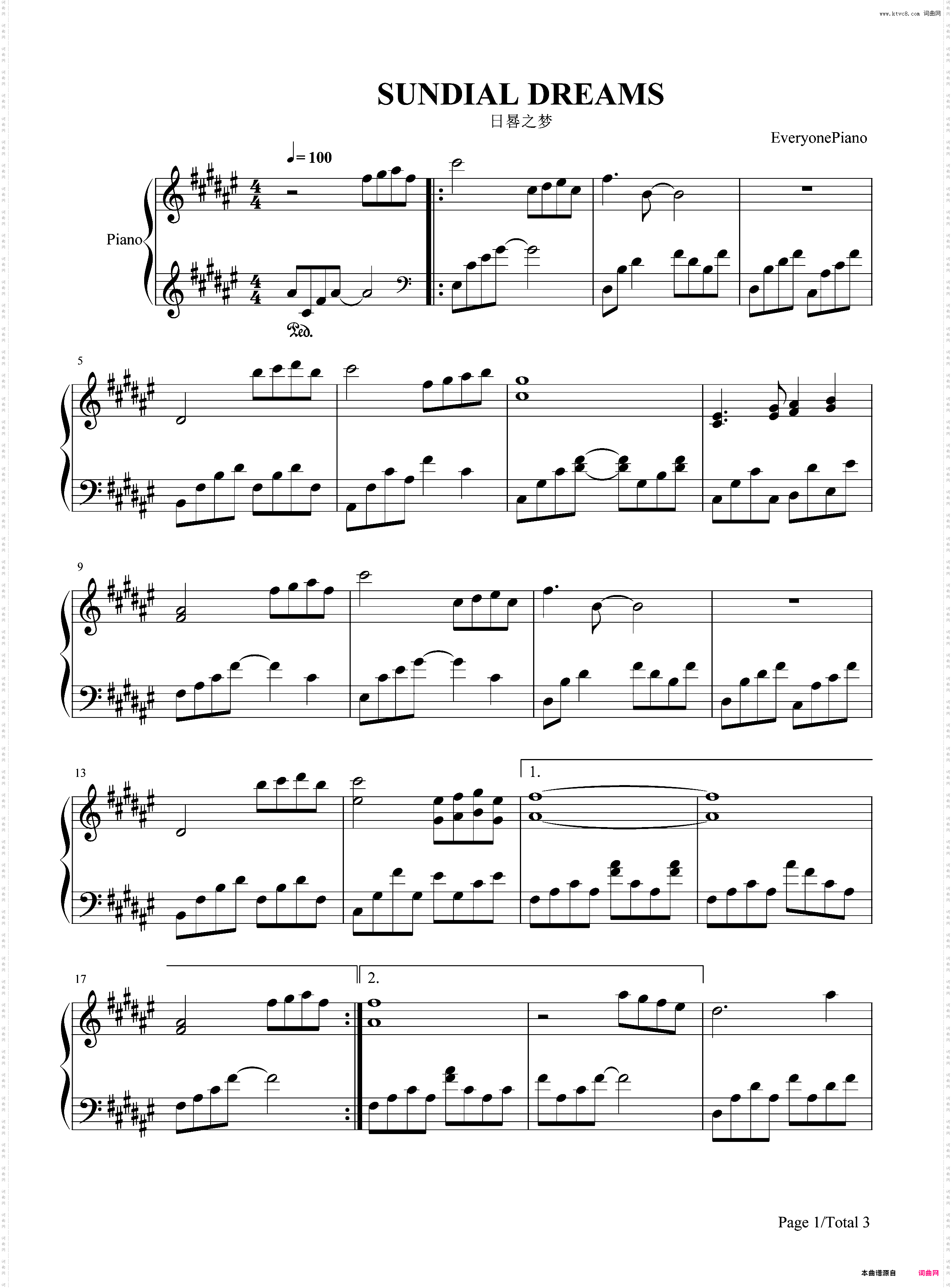 Sundial Dreams-Kevin Kern-日晷之梦