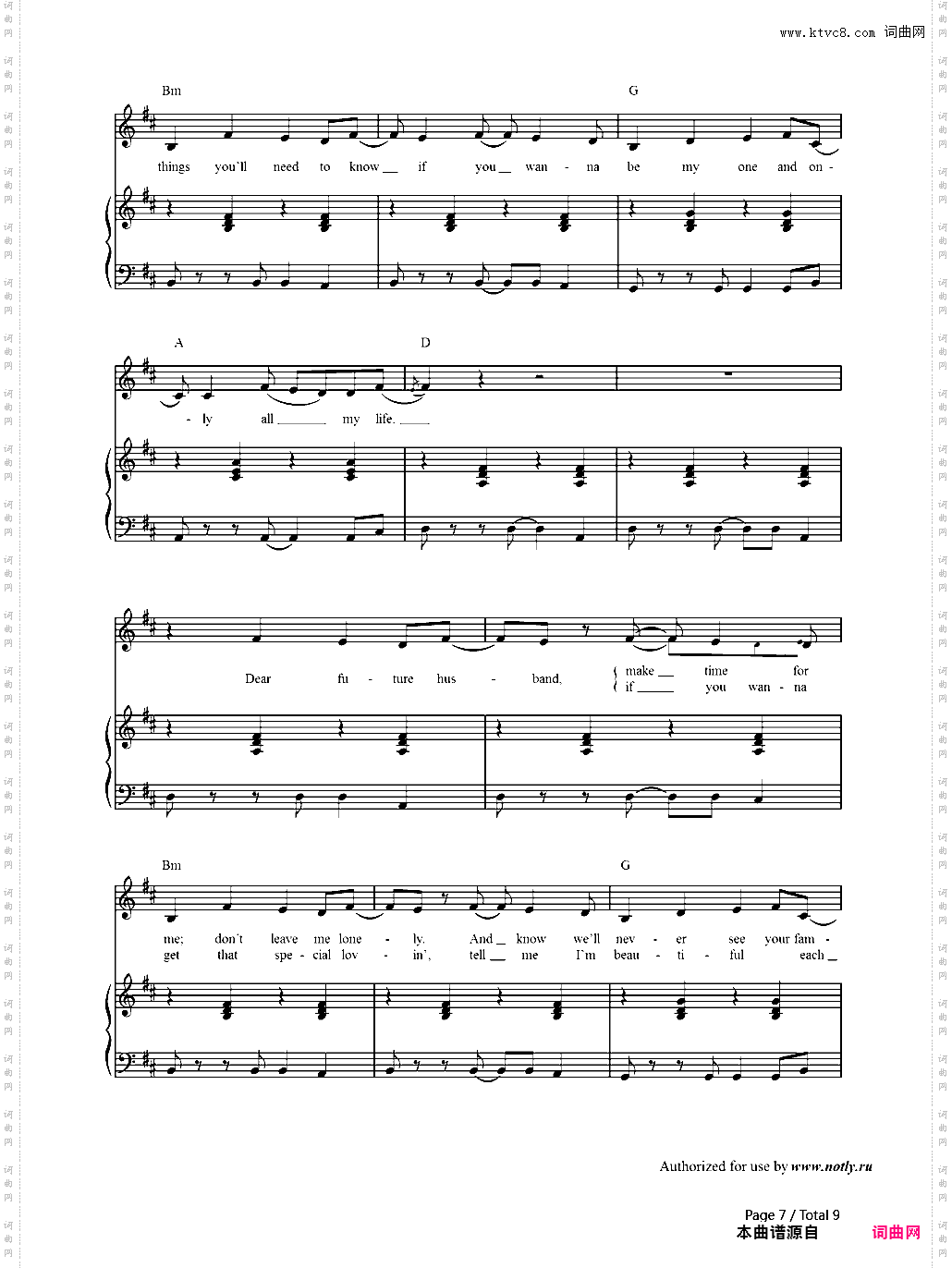 Dear Future Husband-Meghan Trainor
