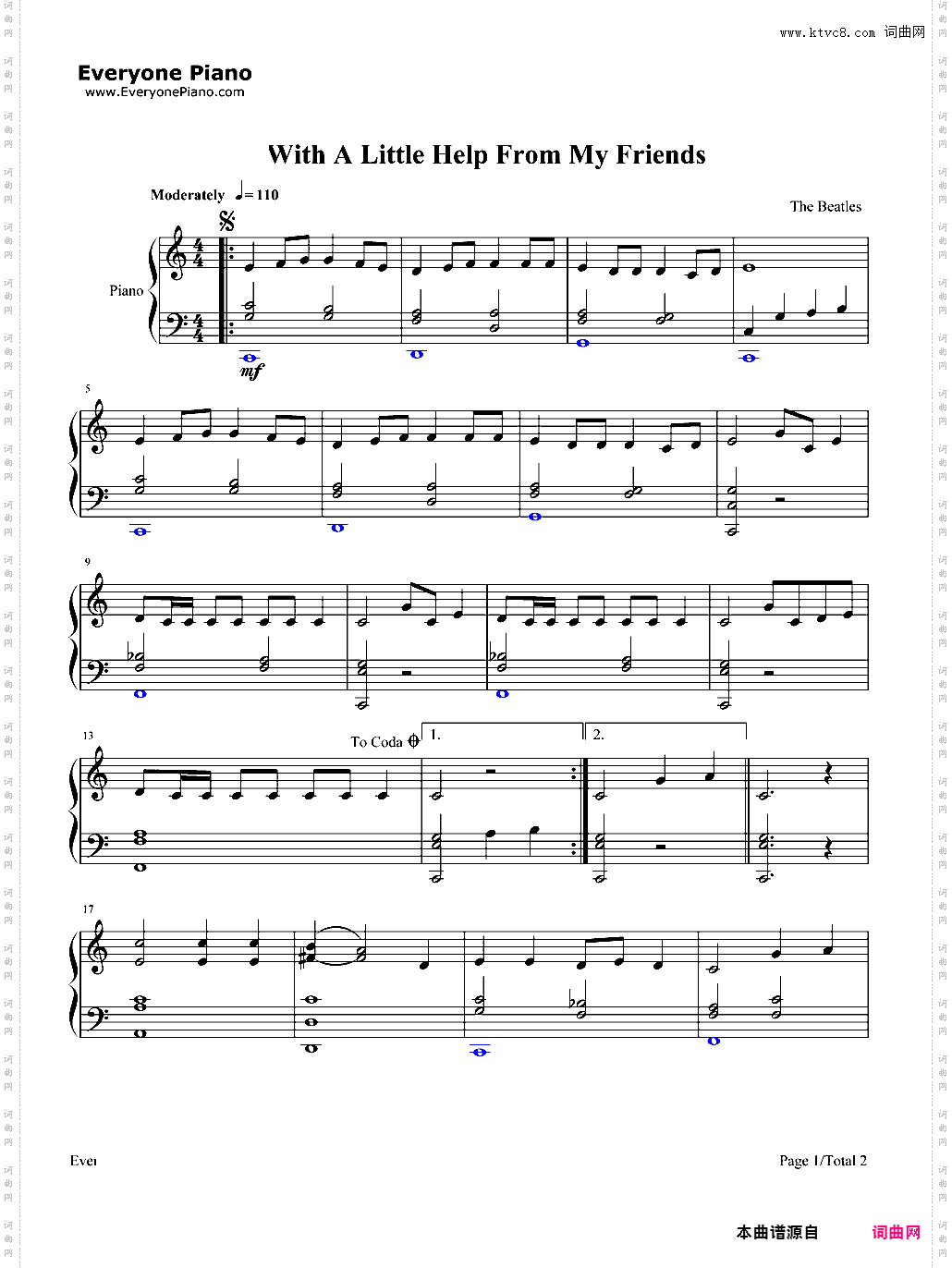 With a Little Help from My Friends-The Beatles