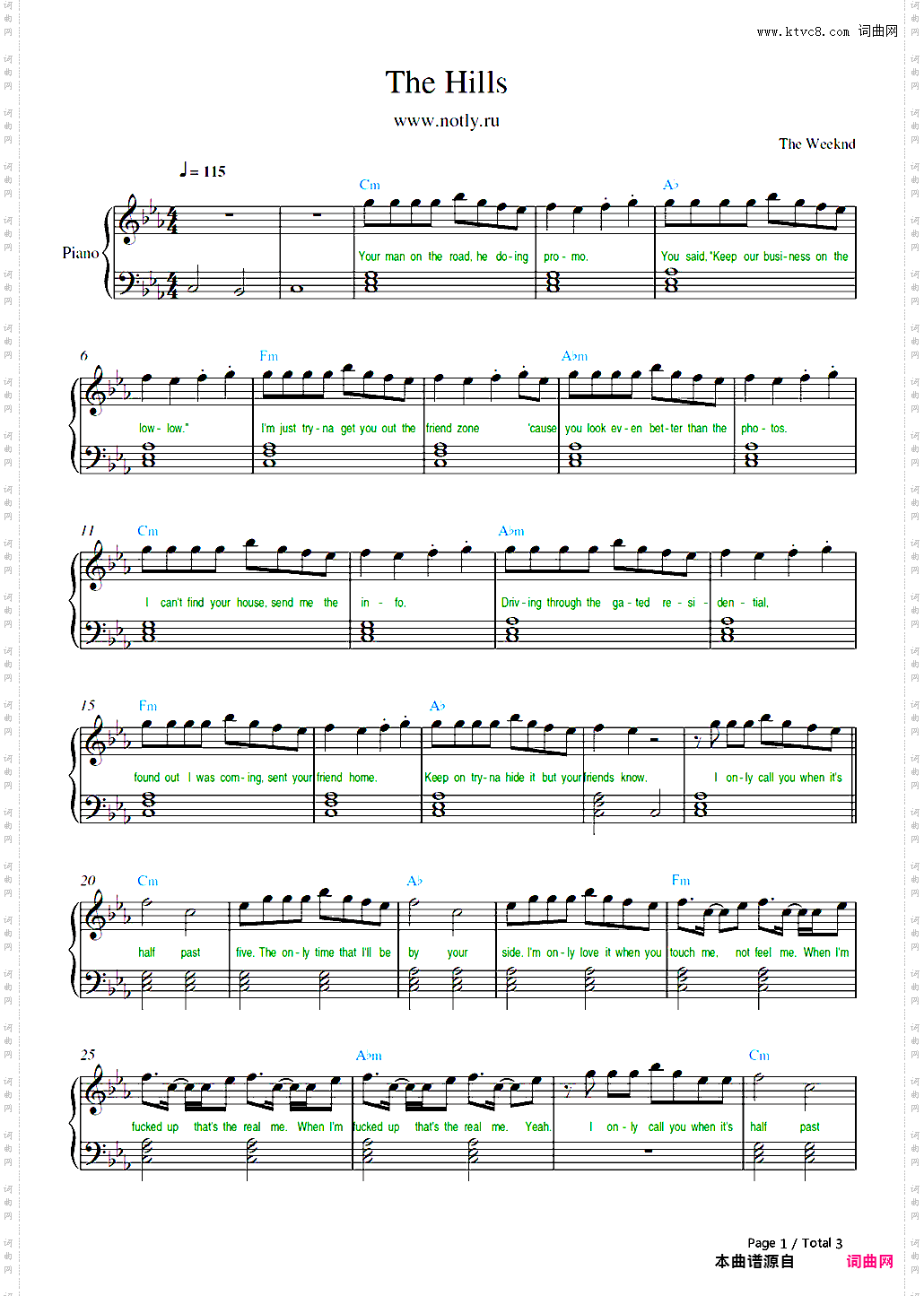 The Hills-The Weeknd