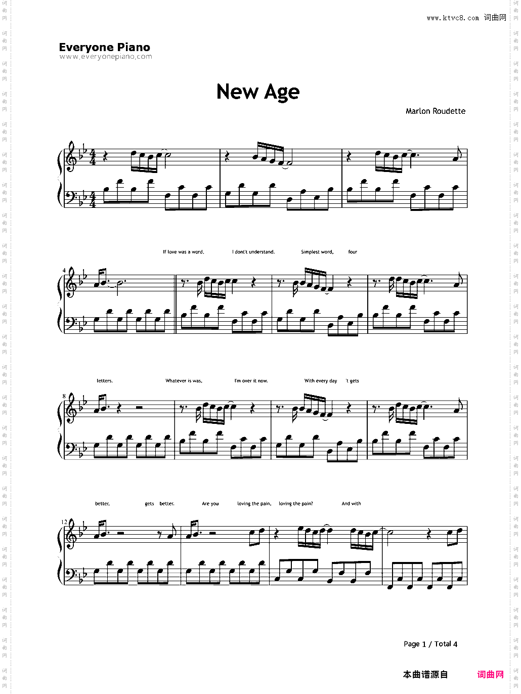 New Age-Marlon Roudette