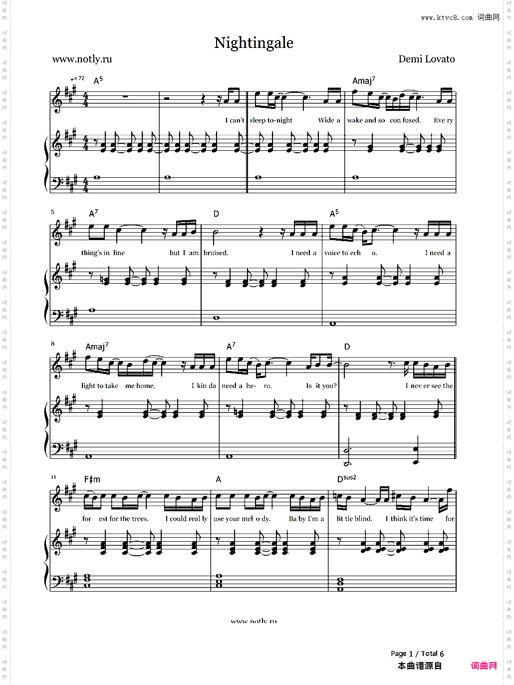 Nightingale-Demi Lovato