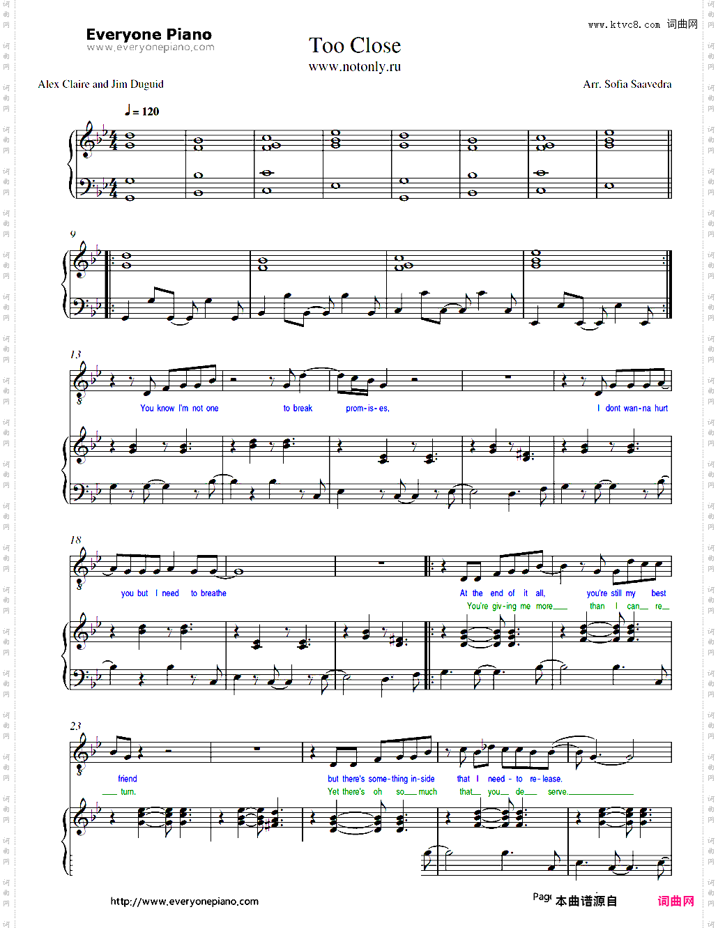 Too Close-Alex Clare