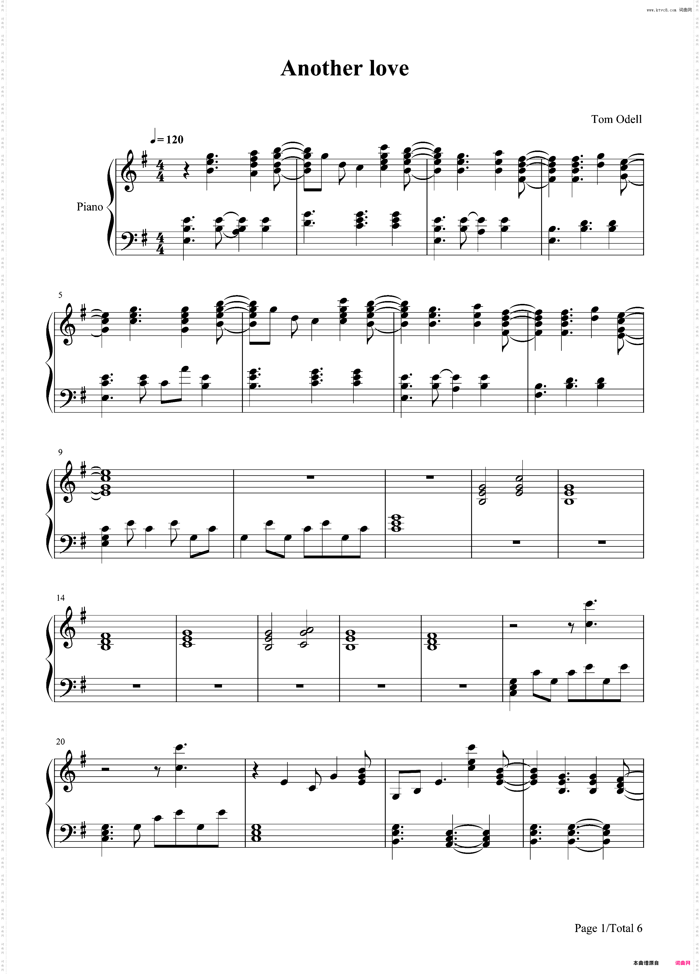 Another Love-Tom Odell