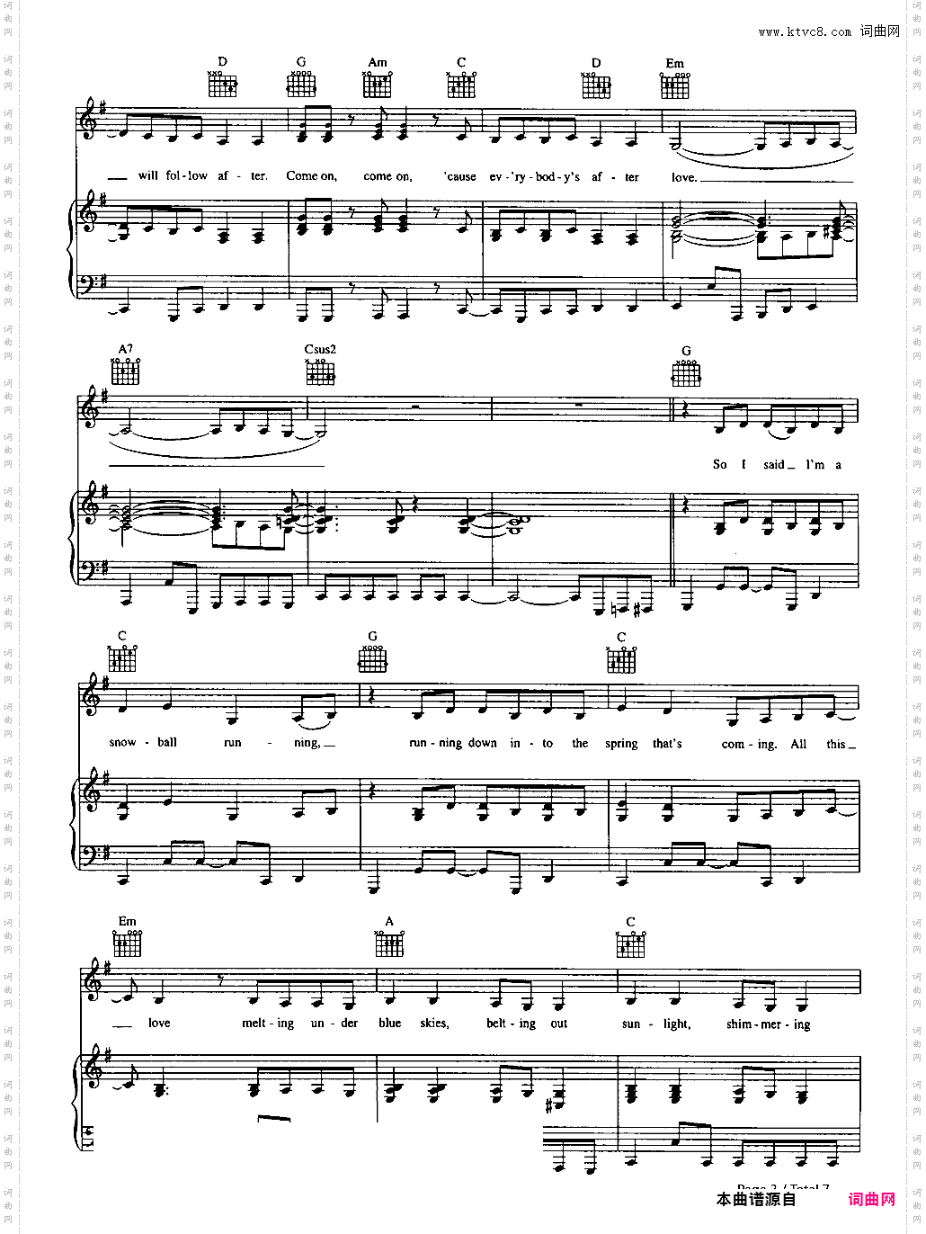 Accidentally In Love-Counting Crows