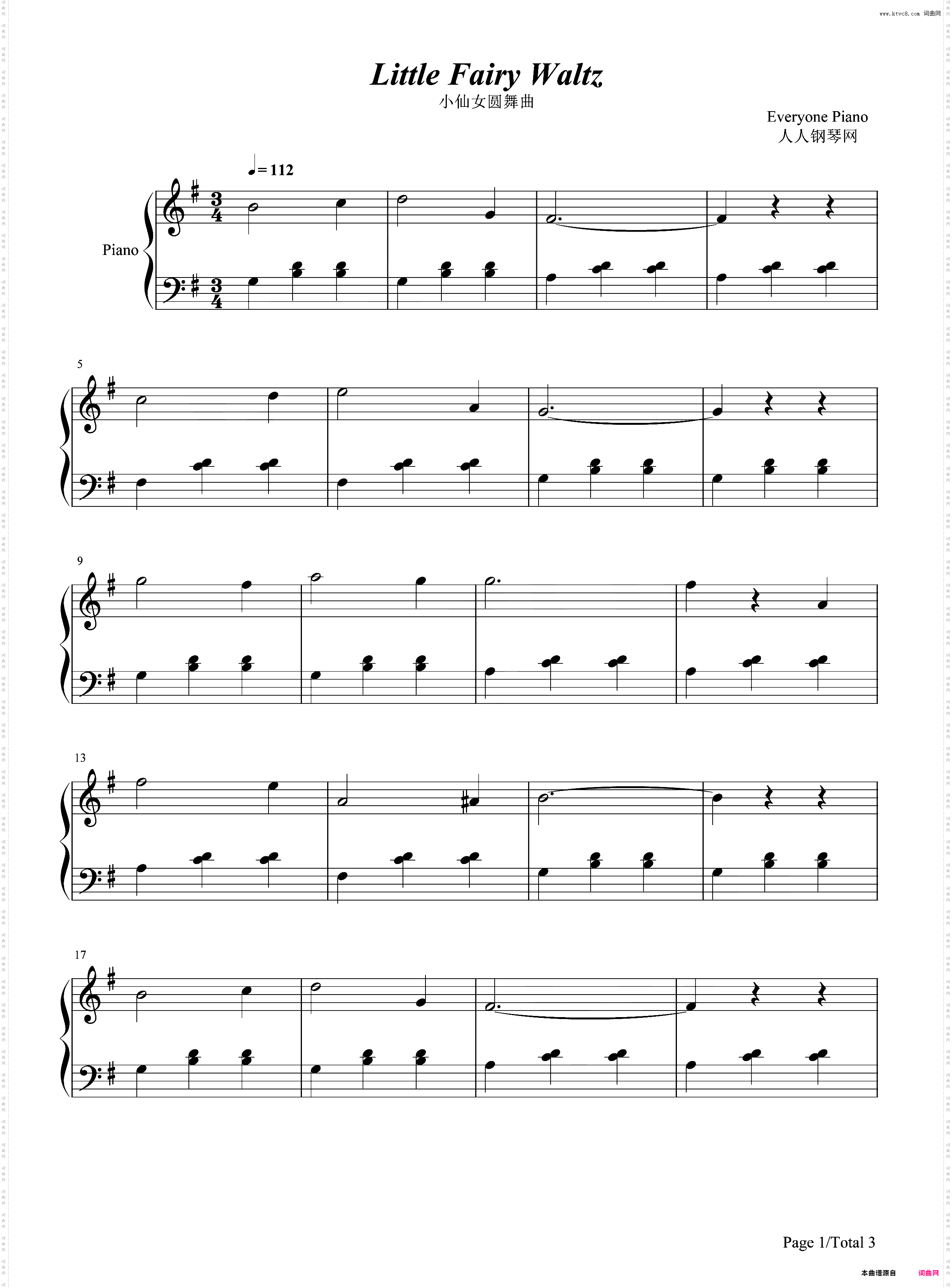 小仙女圆舞曲-斯退保格