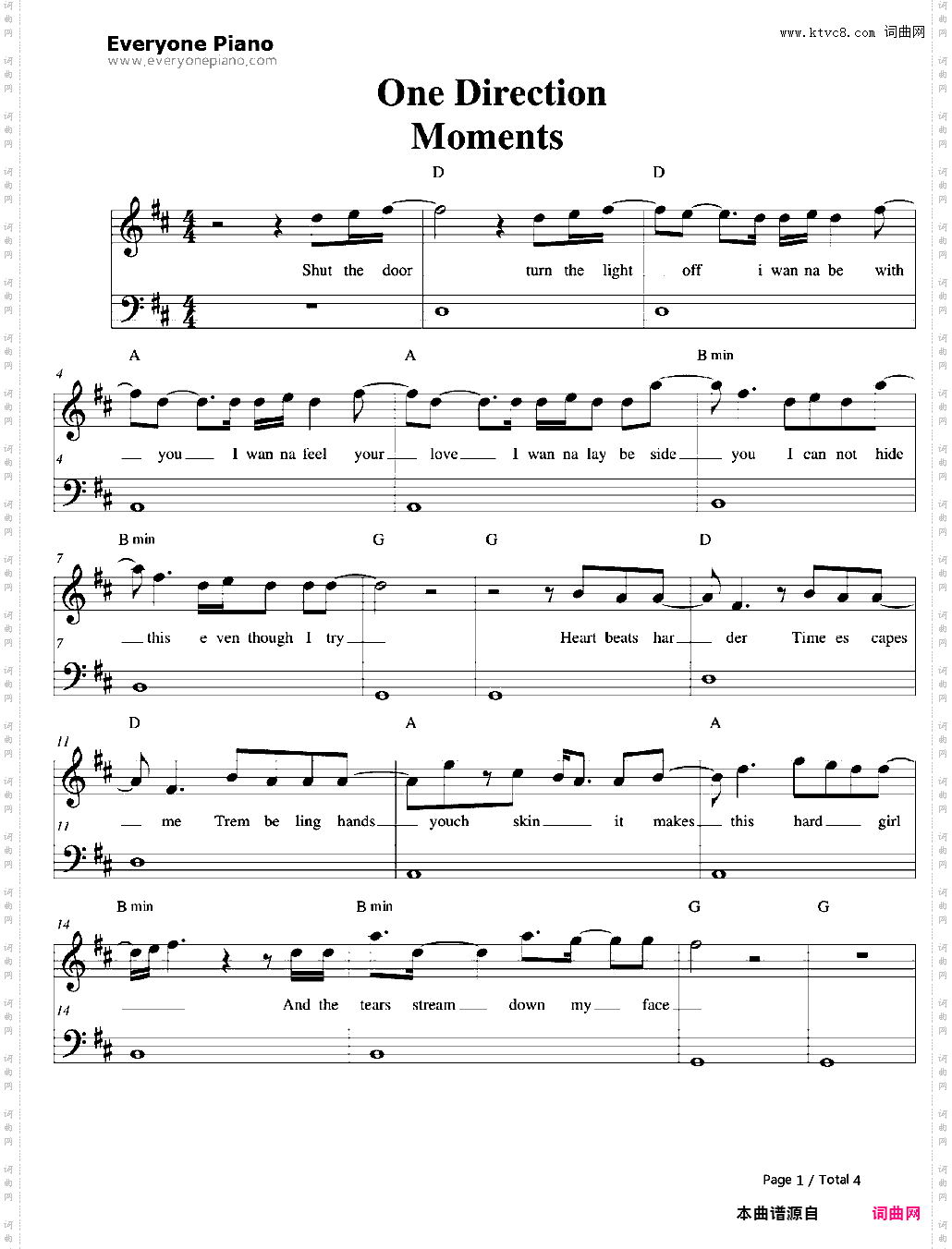 Moments-One Direction