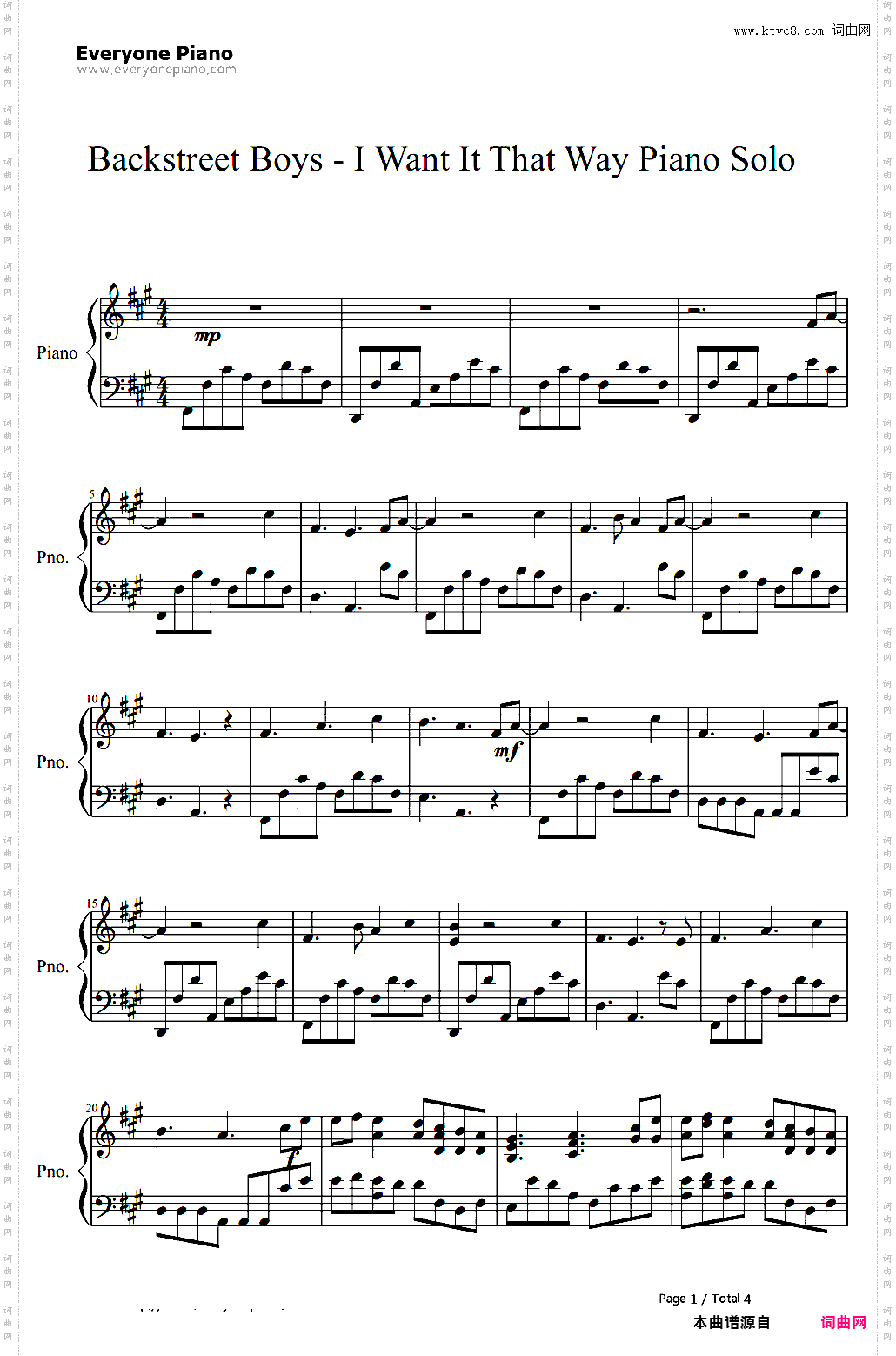 I Want It That Way-Backstreet Boys