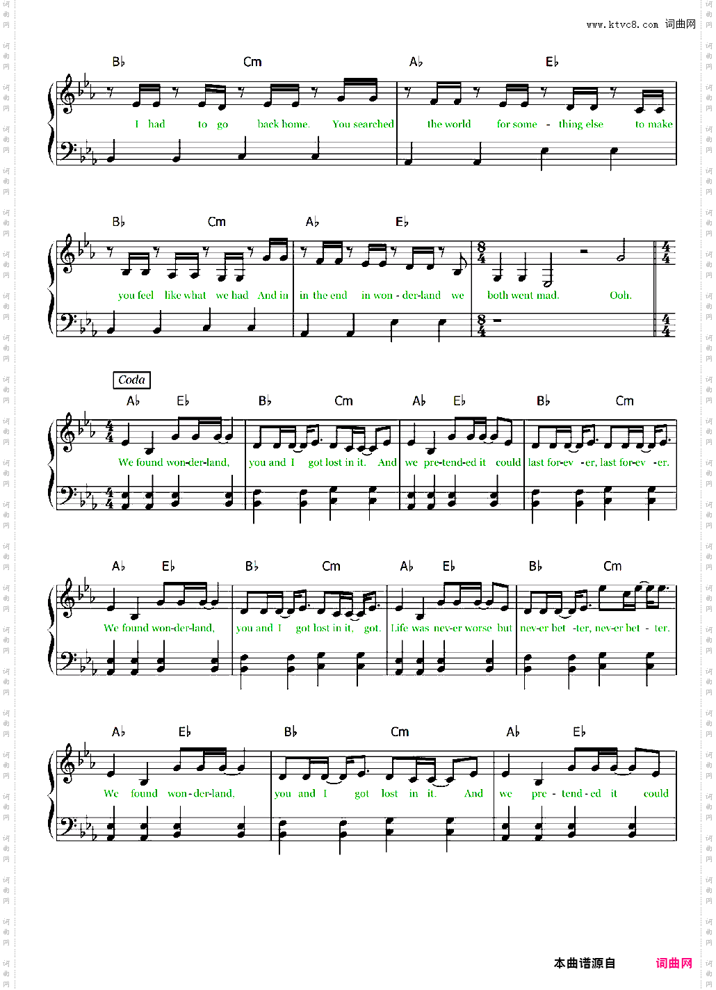 Wonderland-Taylor Swift