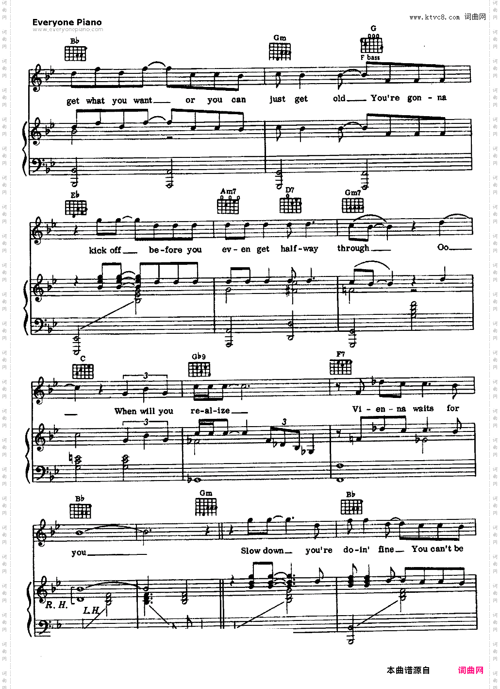 Vienna-Billy Joel