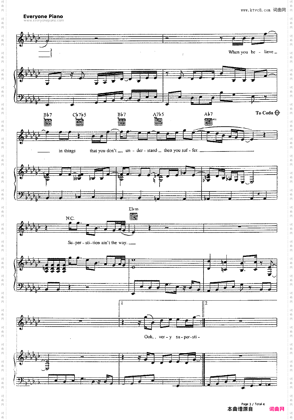 Superstition-Stevie Wonder