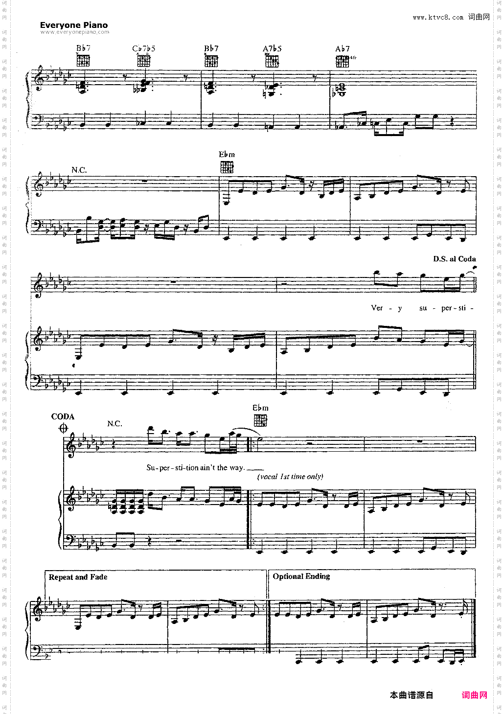 Superstition-Stevie Wonder