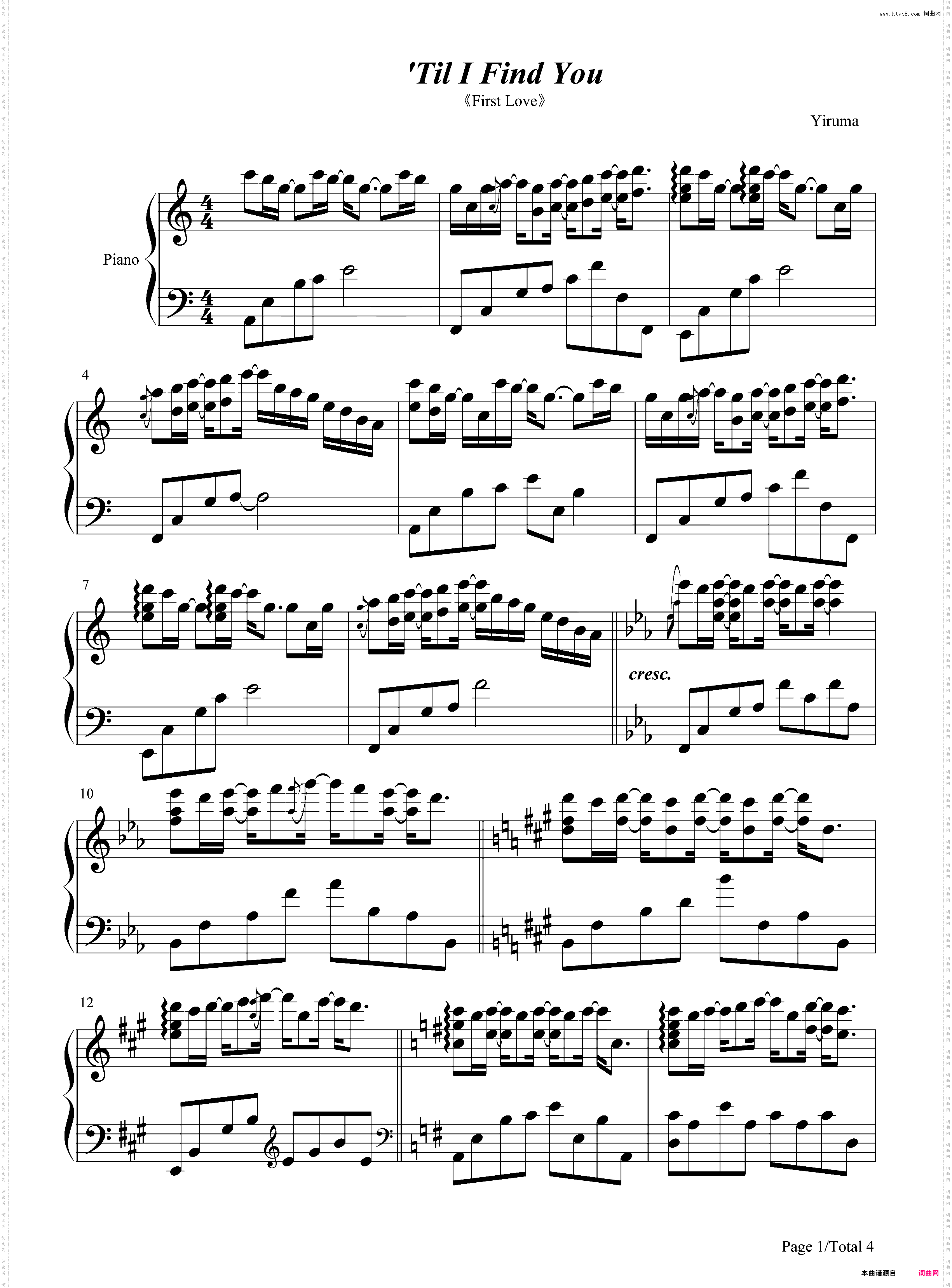 Till I Find You-Yiruma