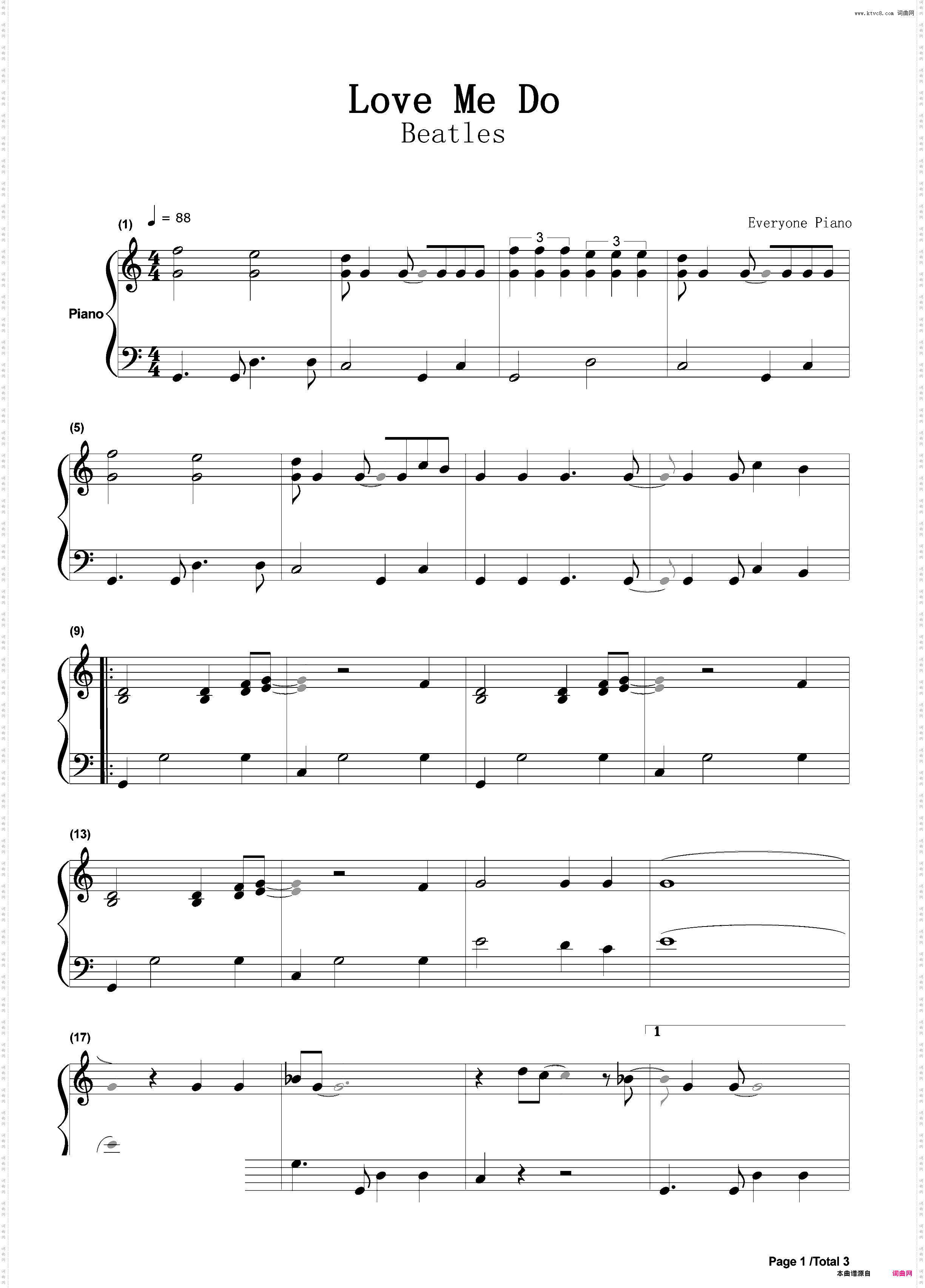 Love Me Do-The Beatles