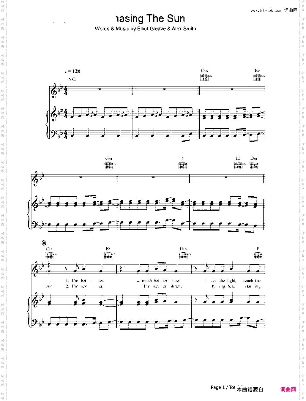 Chasing the Sun-冰川时代4主题曲