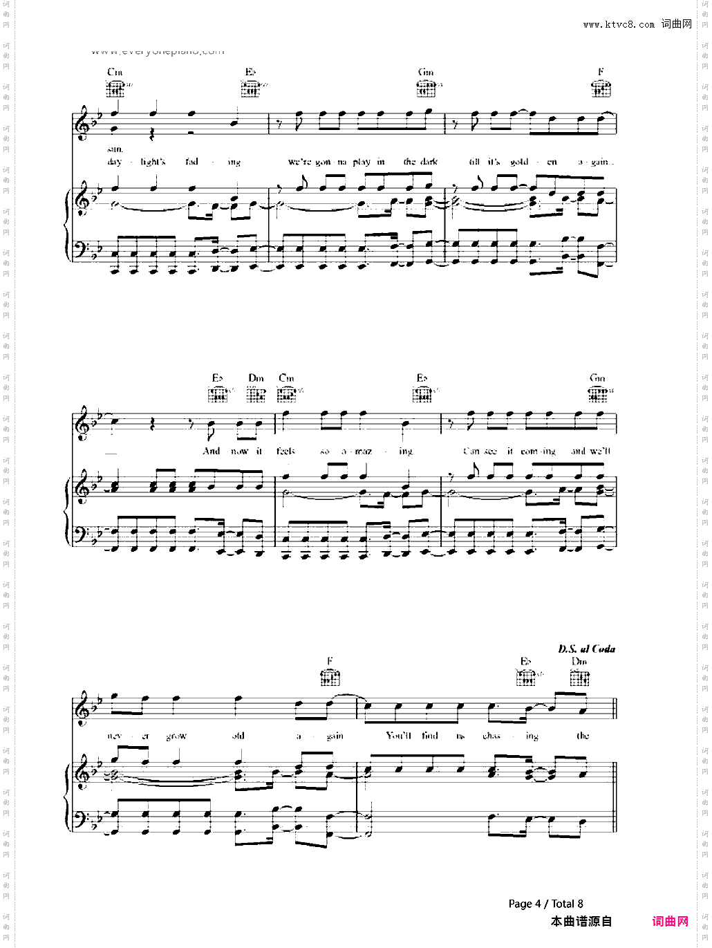 Chasing the Sun-冰川时代4主题曲