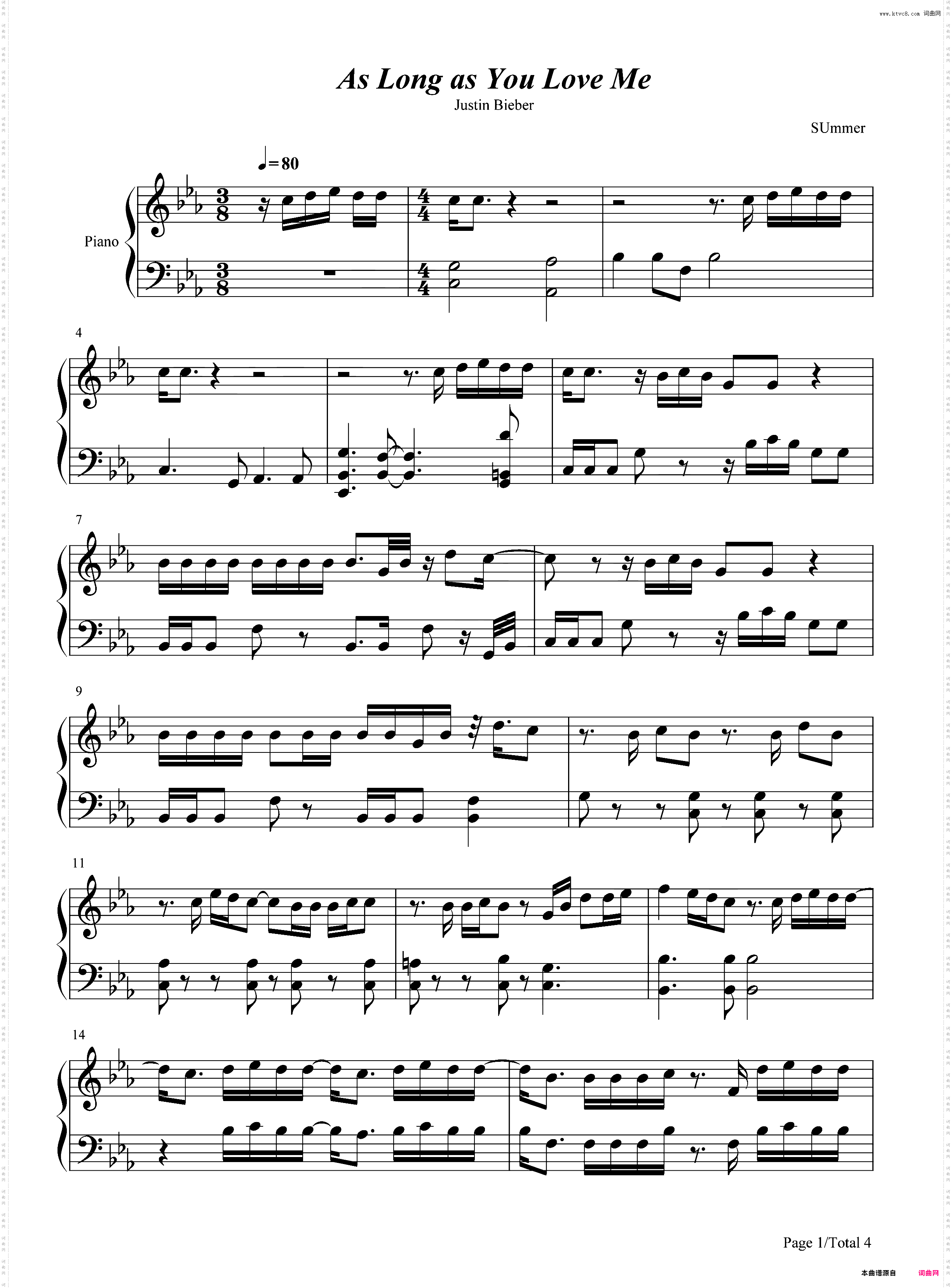As Long as You Love Me-Justin Bieber