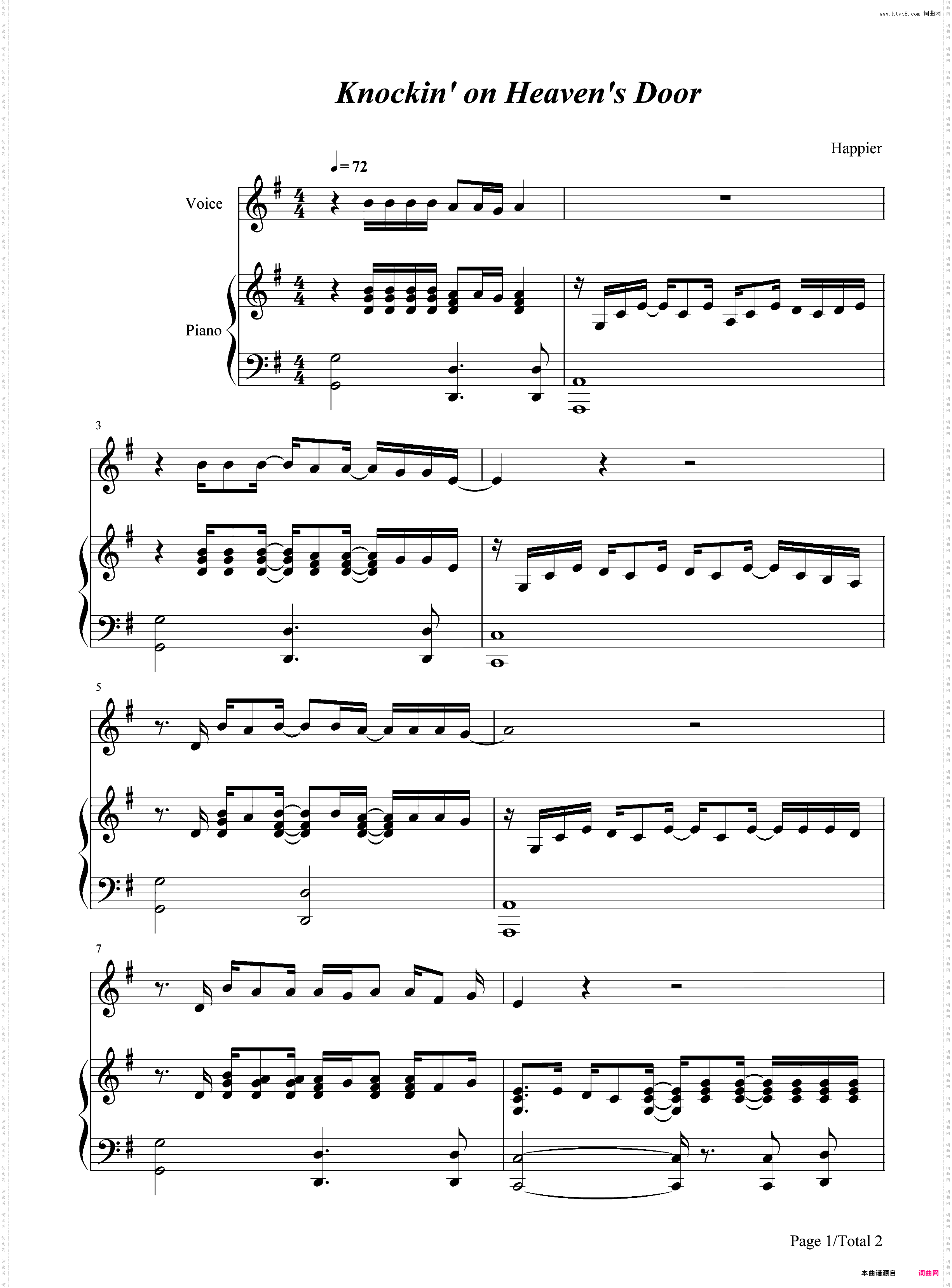 Knockin' on Heaven's Door-鲍勃·迪伦