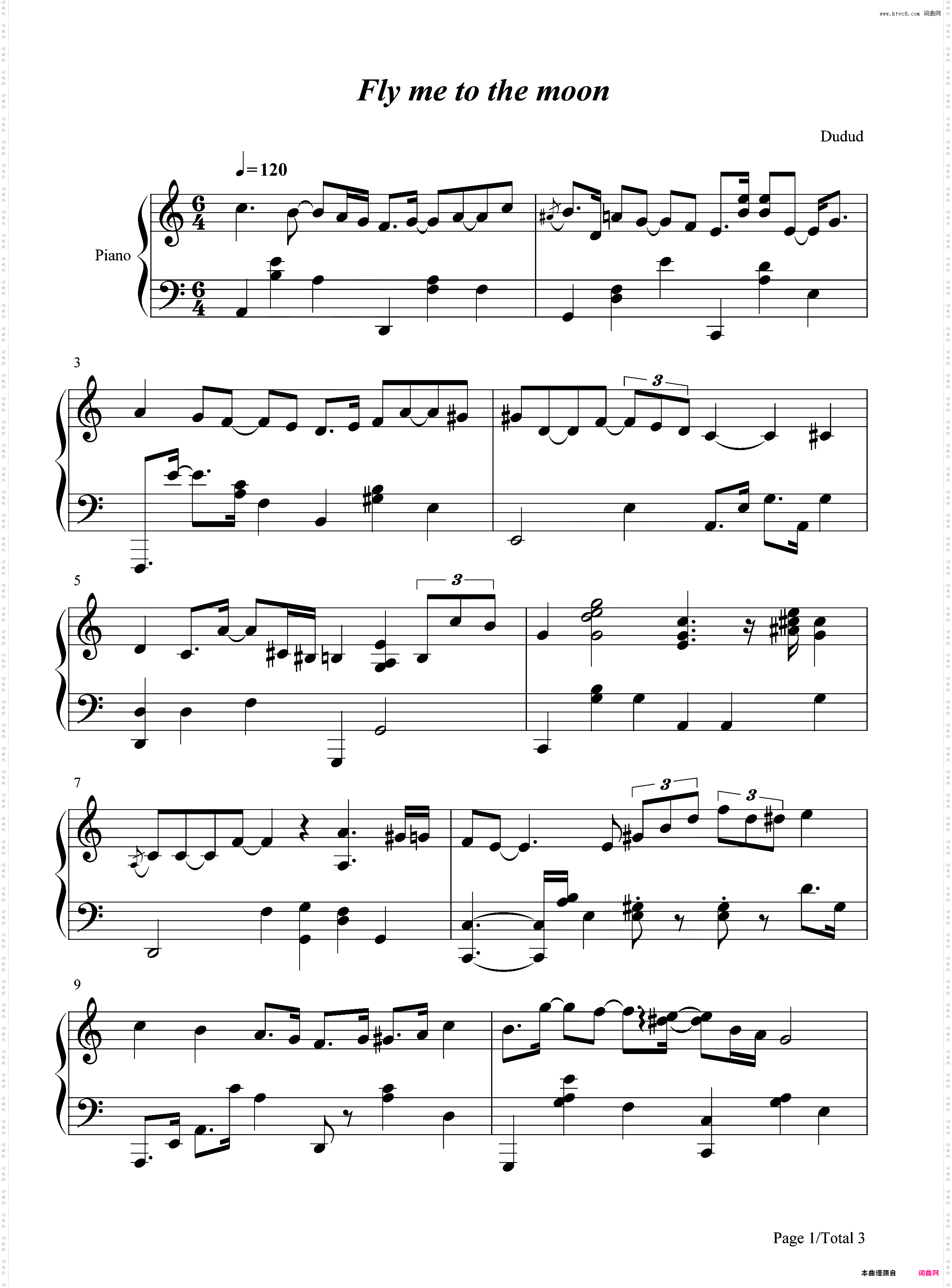 Fly Me to the Moon-Bart Howard