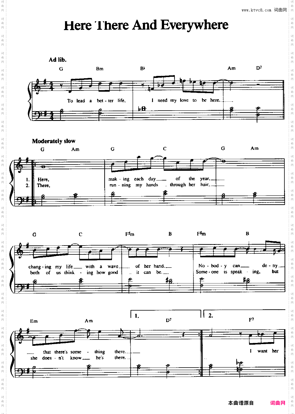 Here There and Everywhere-The Beatles