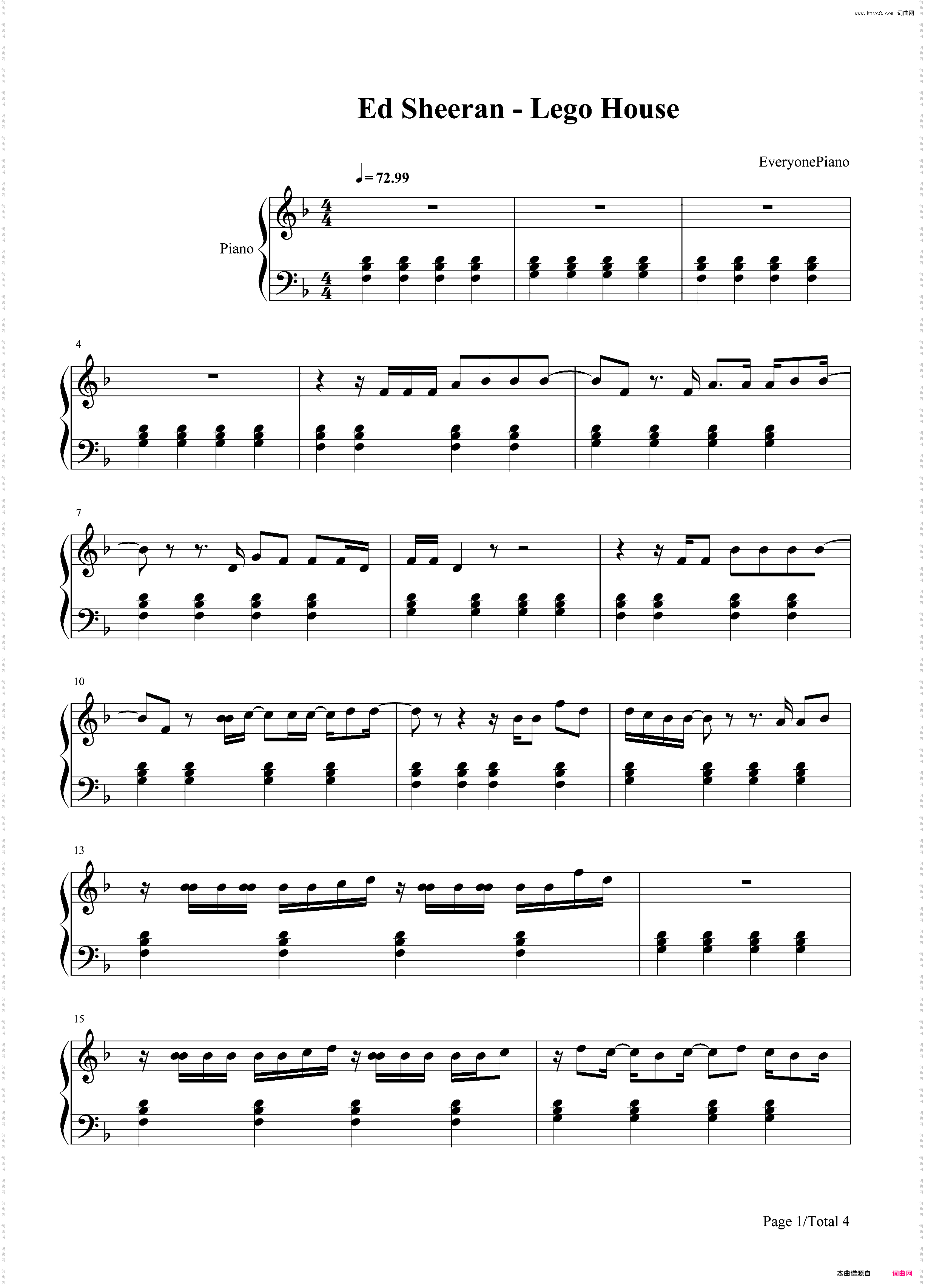 Lego House-Ed Sheeran