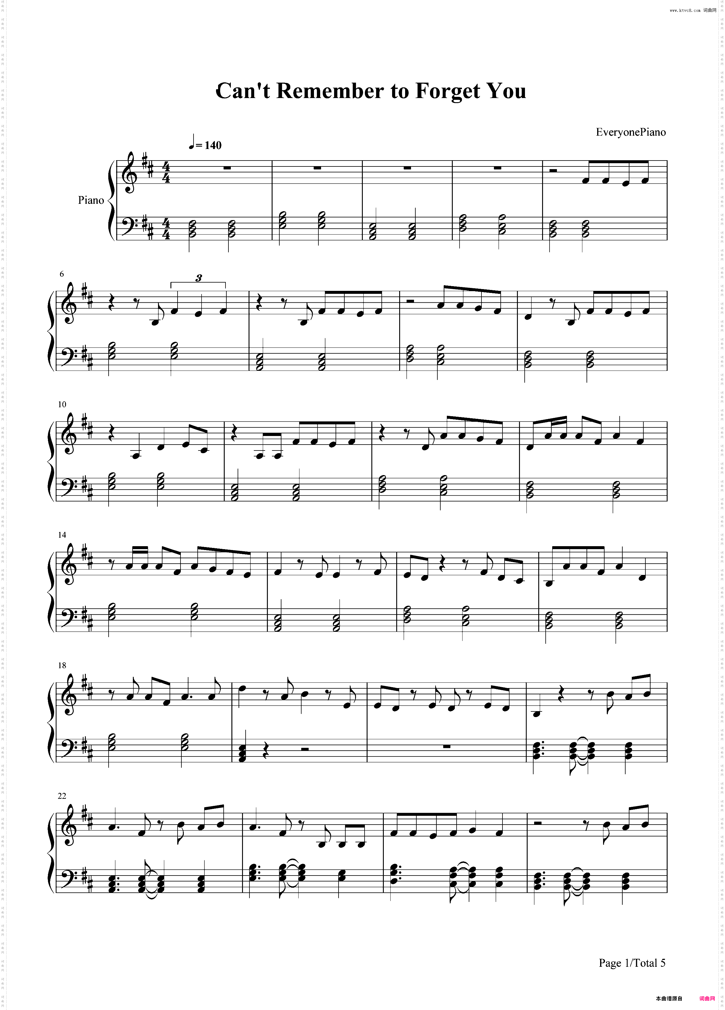 Can't Remember to Forget You-Shakira & Rihanna