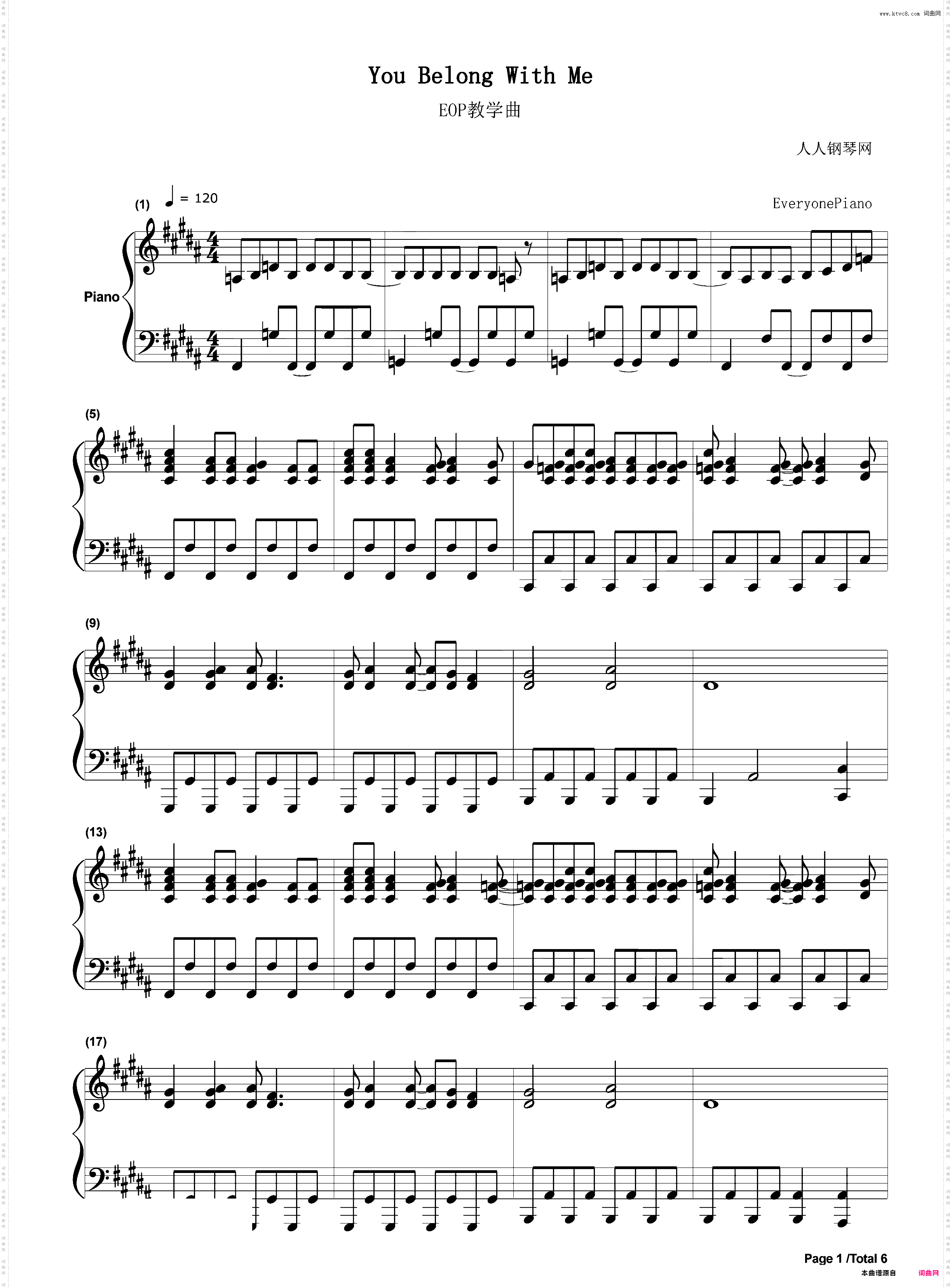 You Belong With Me-Taylor Swift