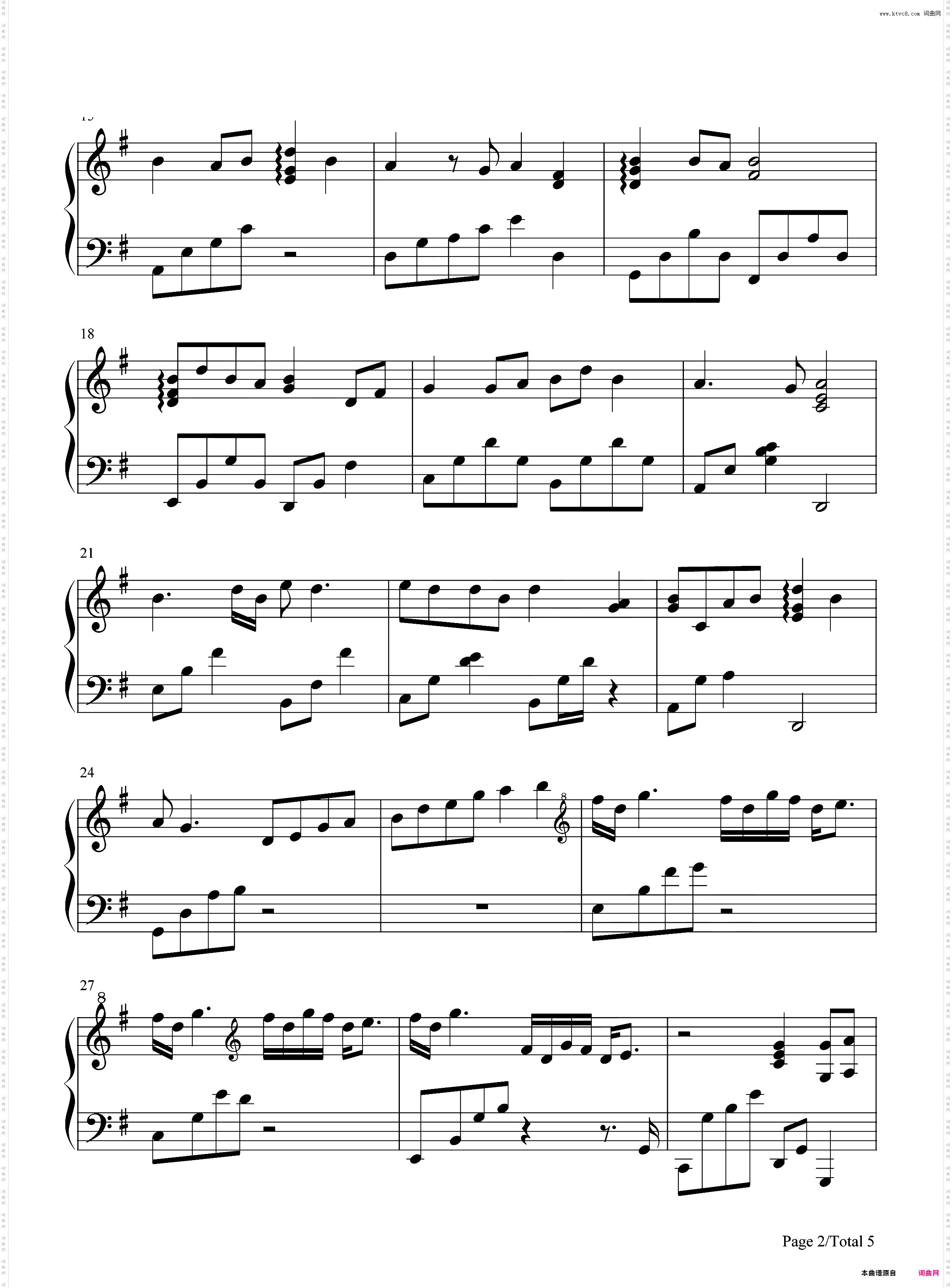 菊花台钢琴独奏版-周杰伦