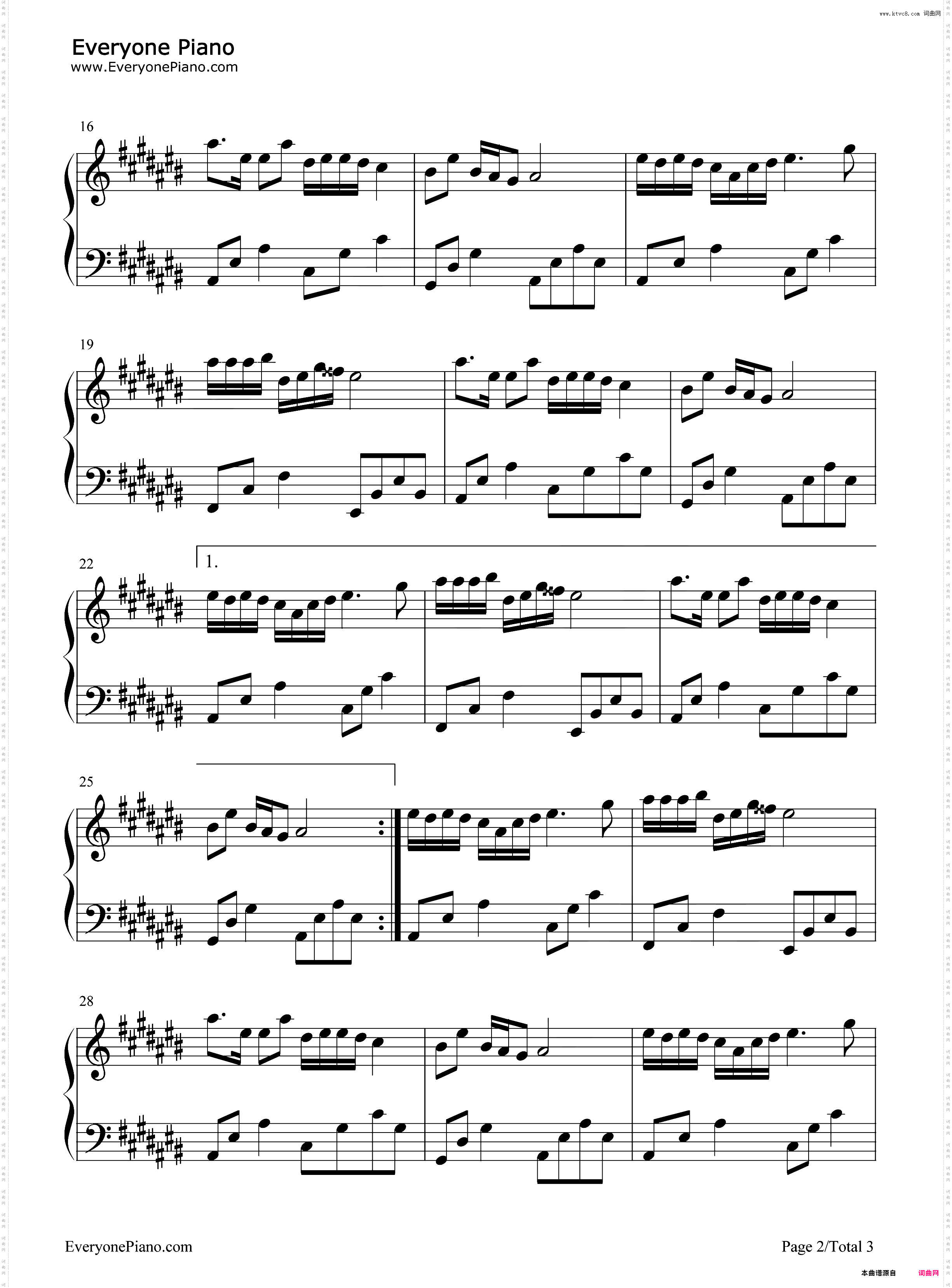 曲中人-简单版-初闻不知曲中意 再听已是曲中人