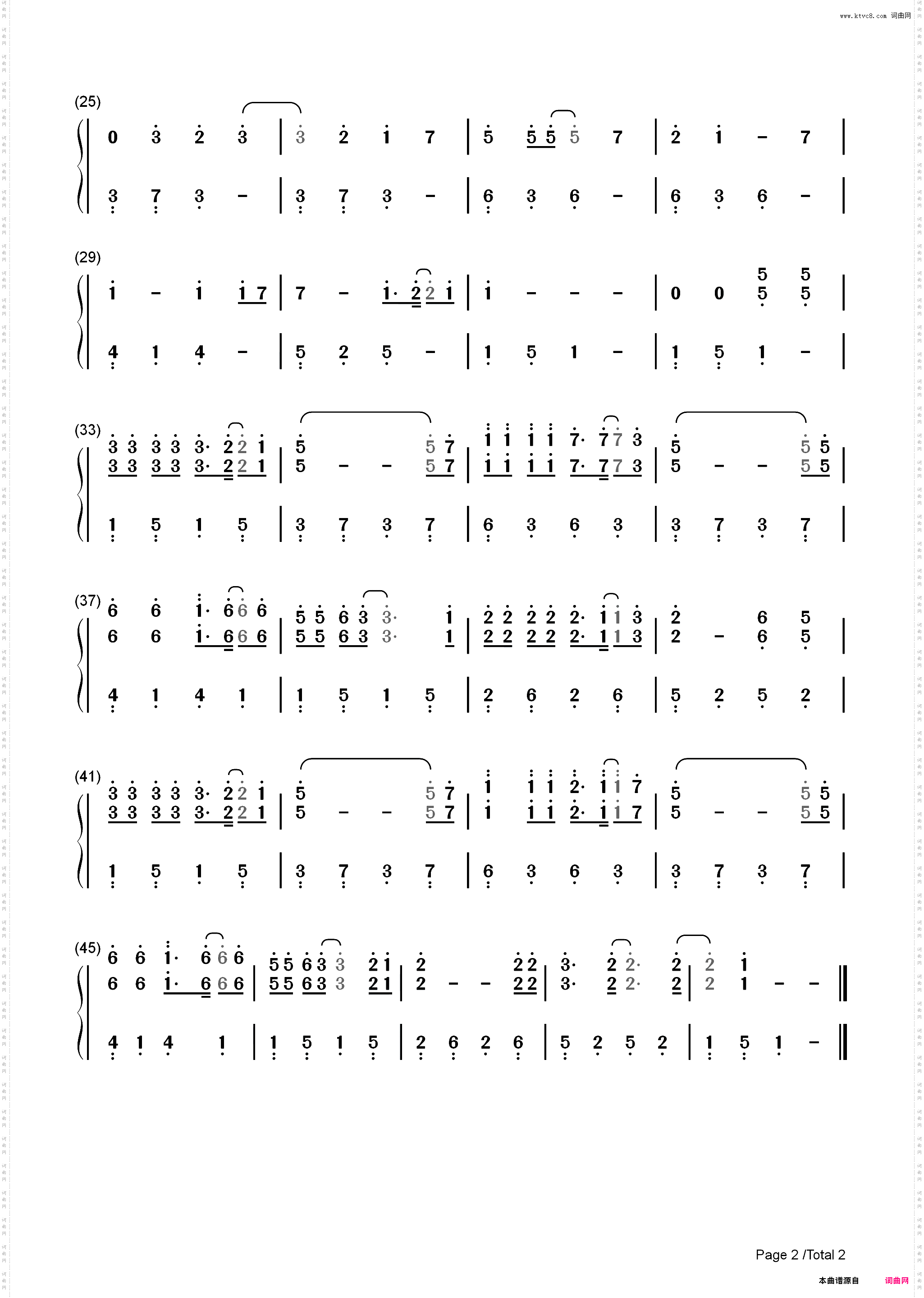 簇拥烈日的花-C调简单版-我的心是簇拥烈日的花在你的眼里找到了家