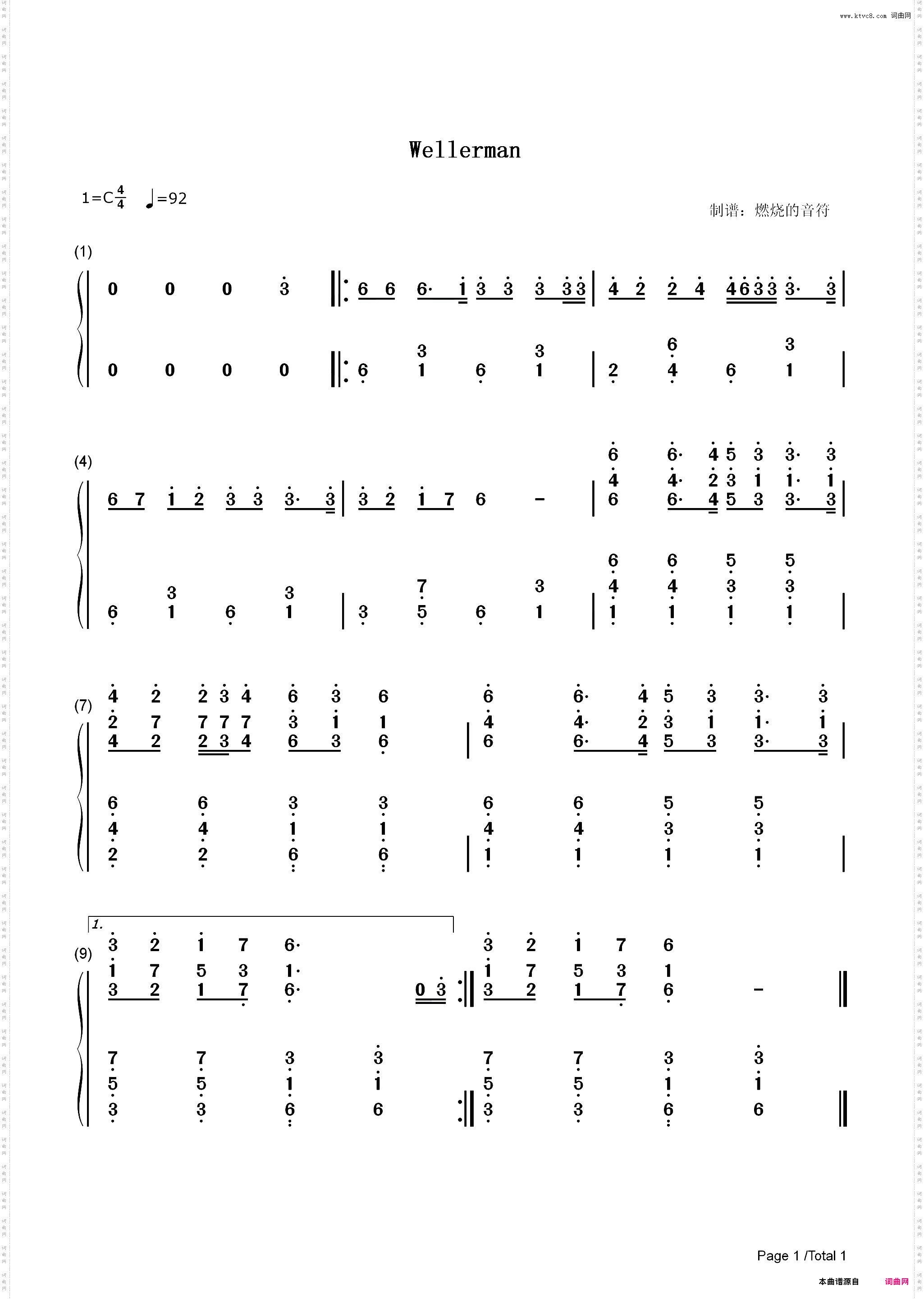 Wellerman-钢琴版-新西兰船歌-水手之歌-抖音