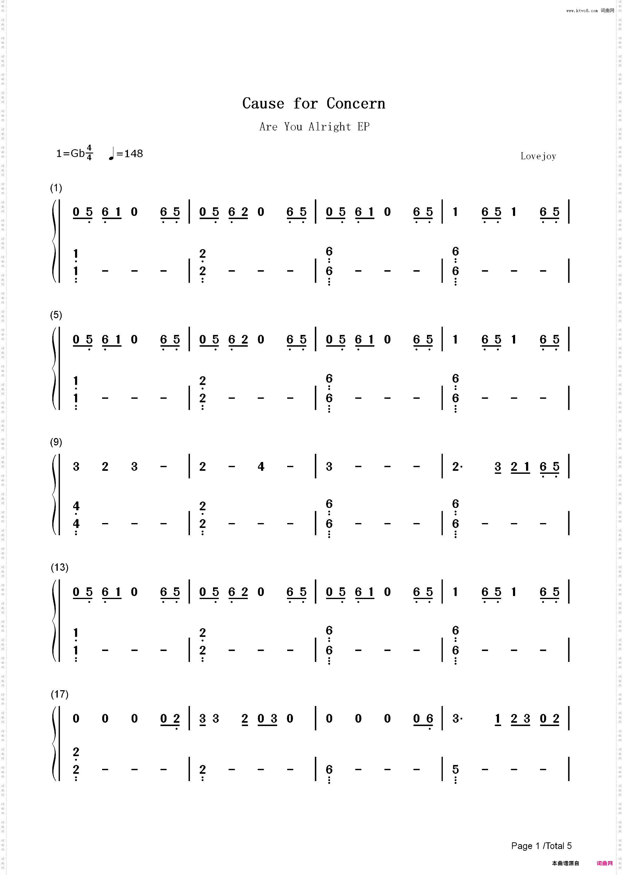 Cause for Concern-Lovejoy