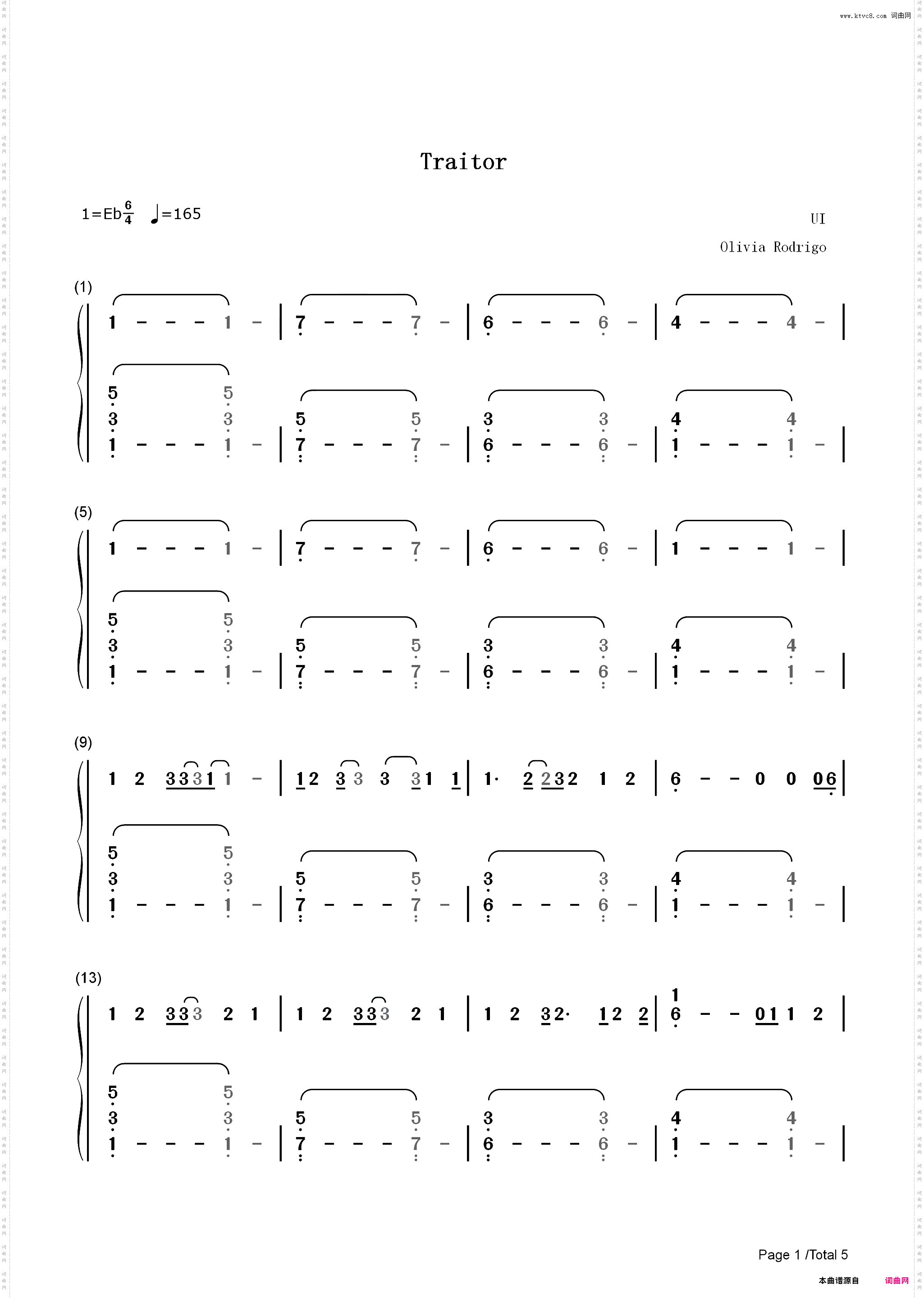 Traitor-Olivia Rodrigo