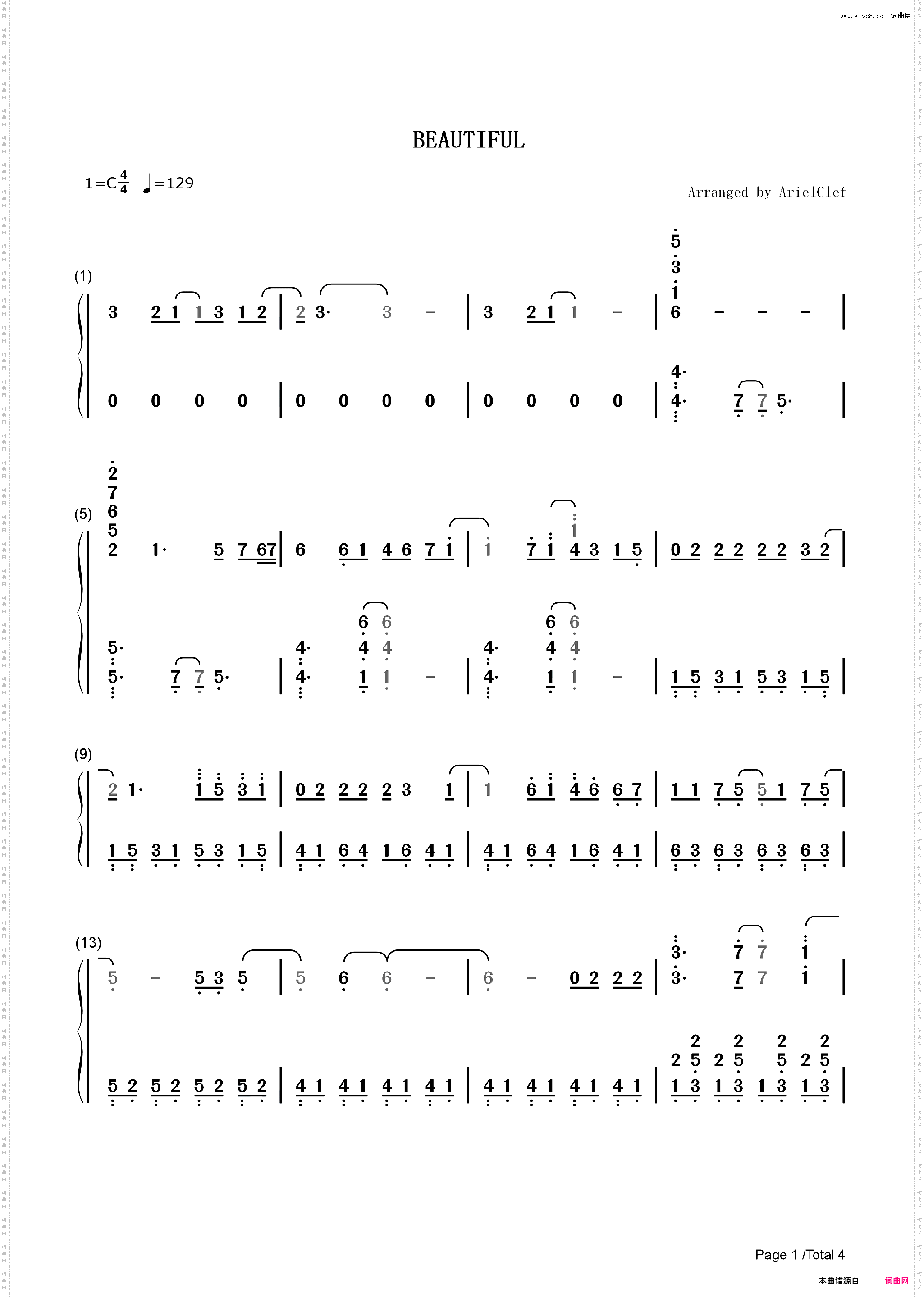 BEAUTIFUL-黑色五叶草ED