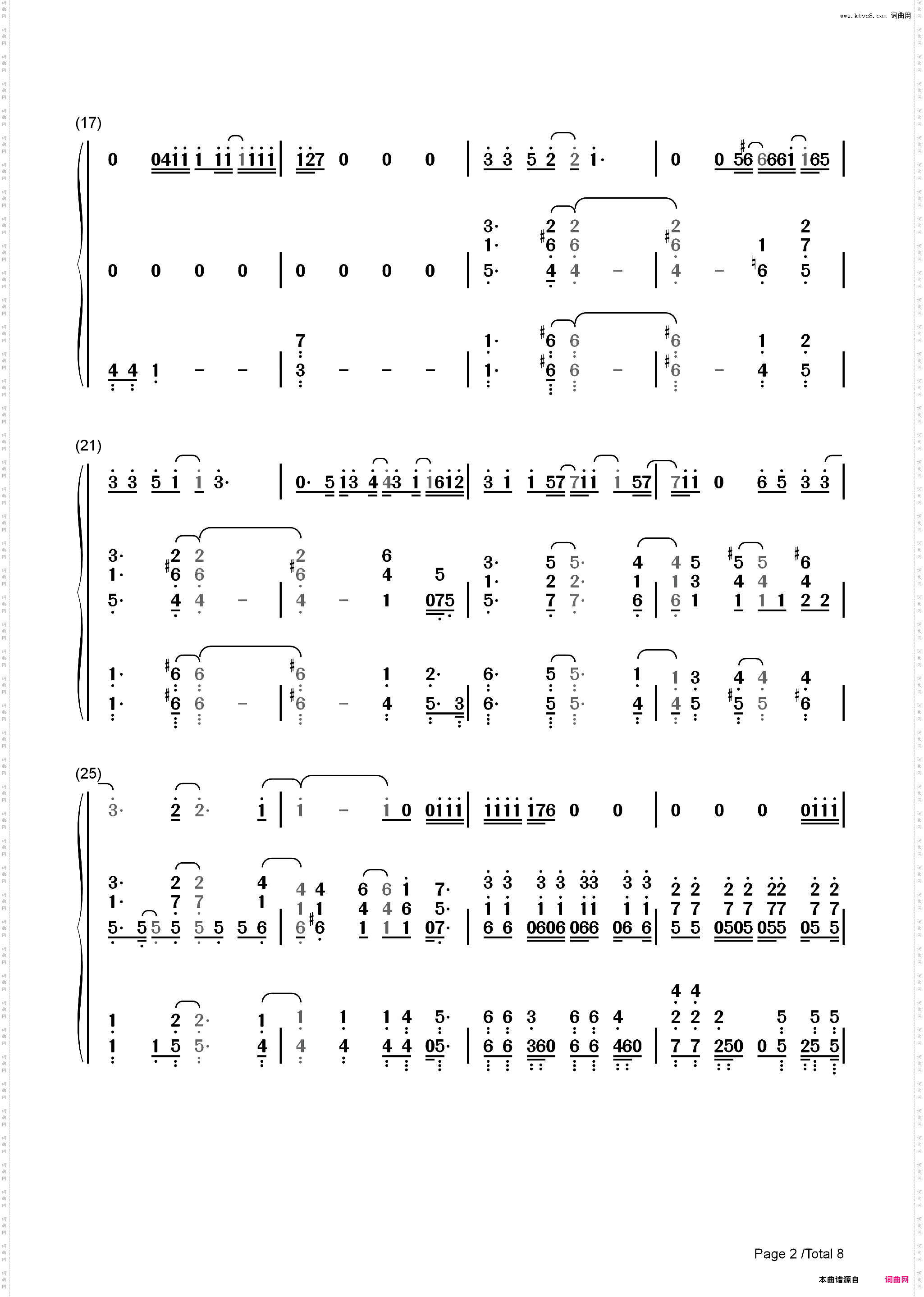 One Last Time-汉密尔顿OST_简谱版