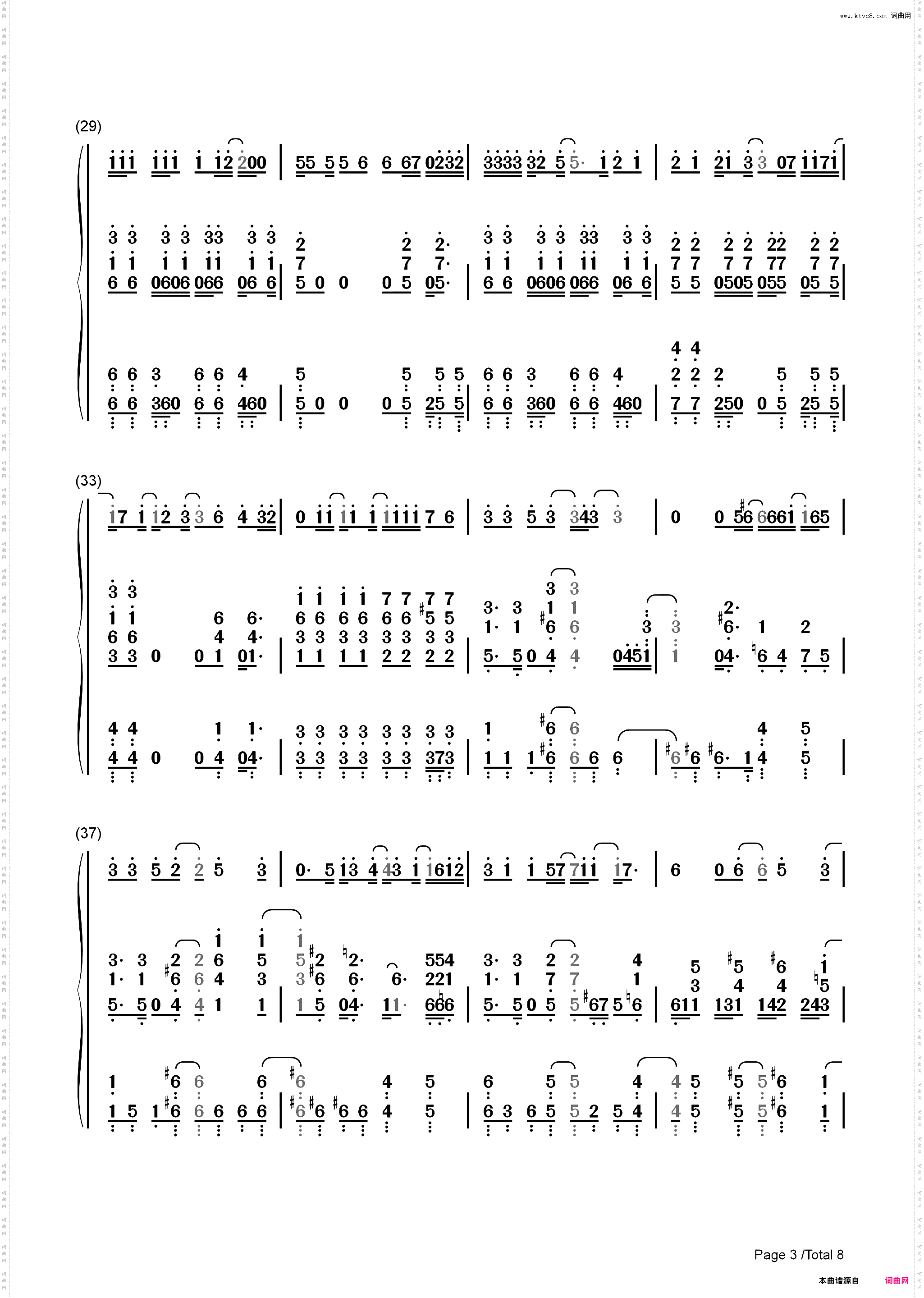 One Last Time-汉密尔顿OST_简谱版