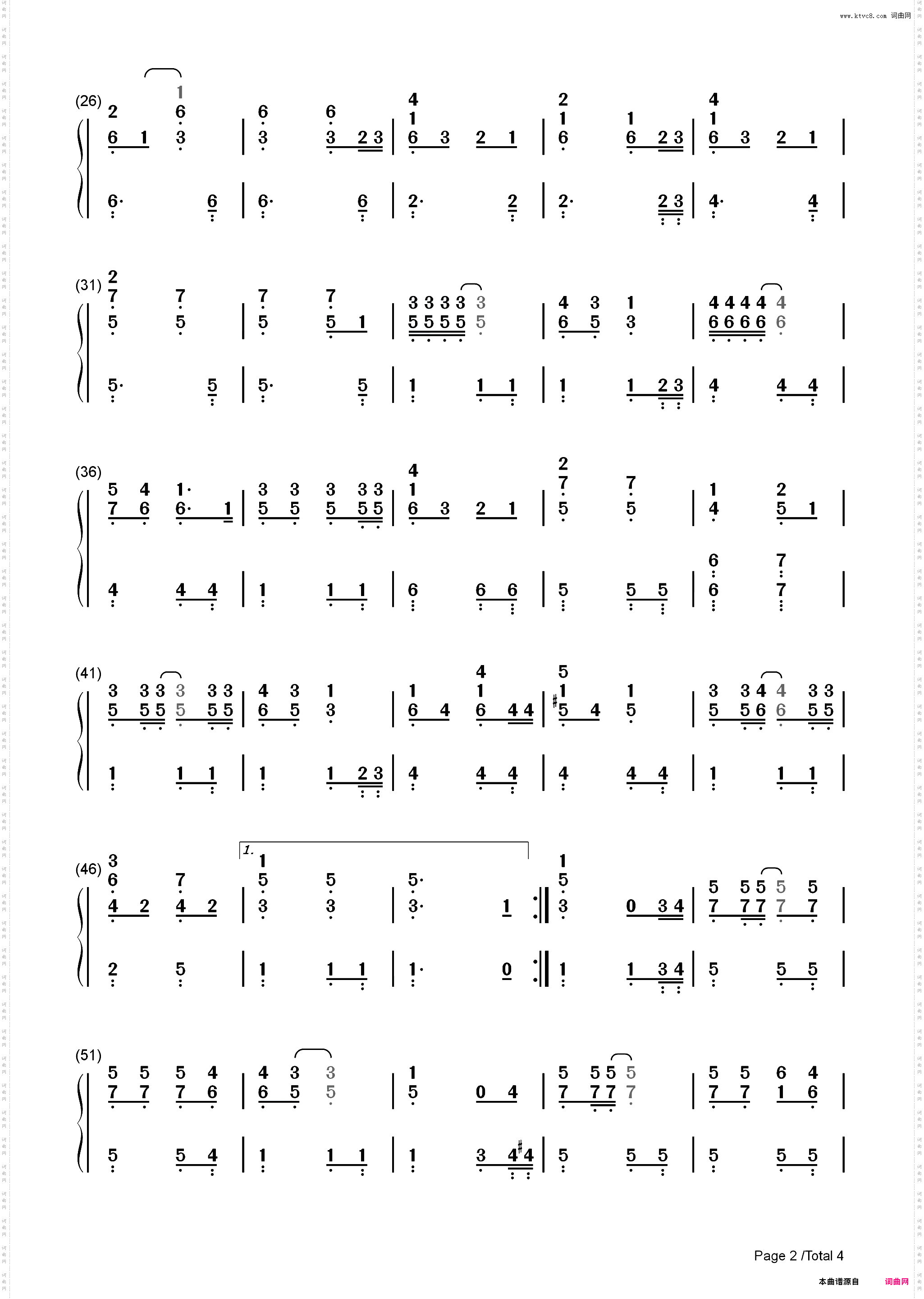 Christmas Time-Bryan Adams_简谱版