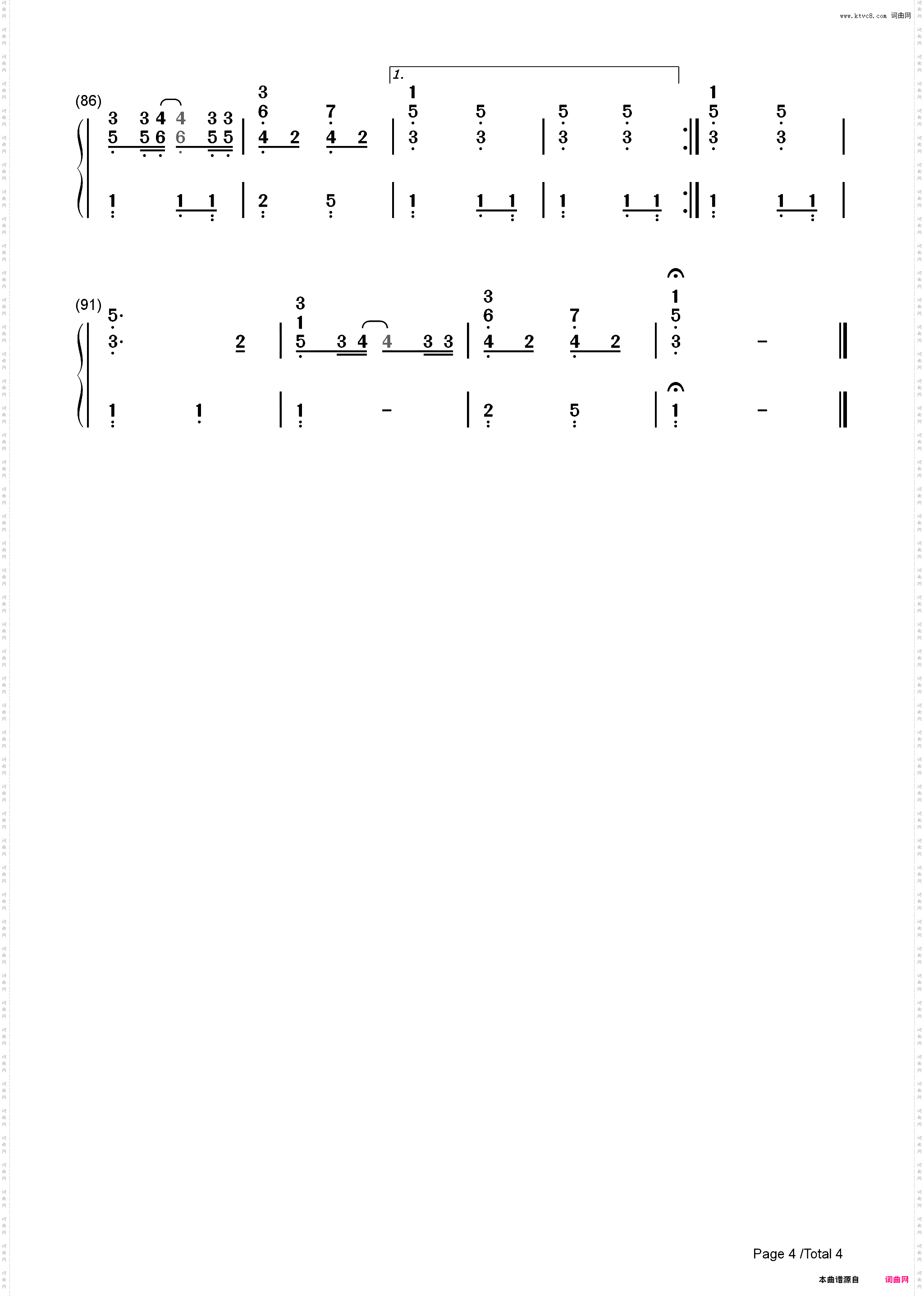 Christmas Time-Bryan Adams_简谱版