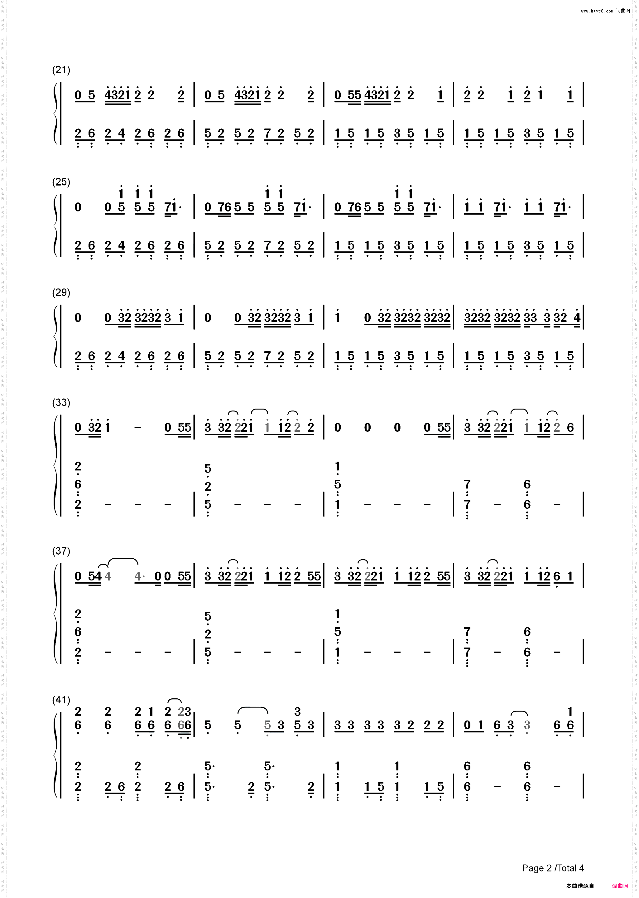 Telepathy-防弹少年团_简谱版