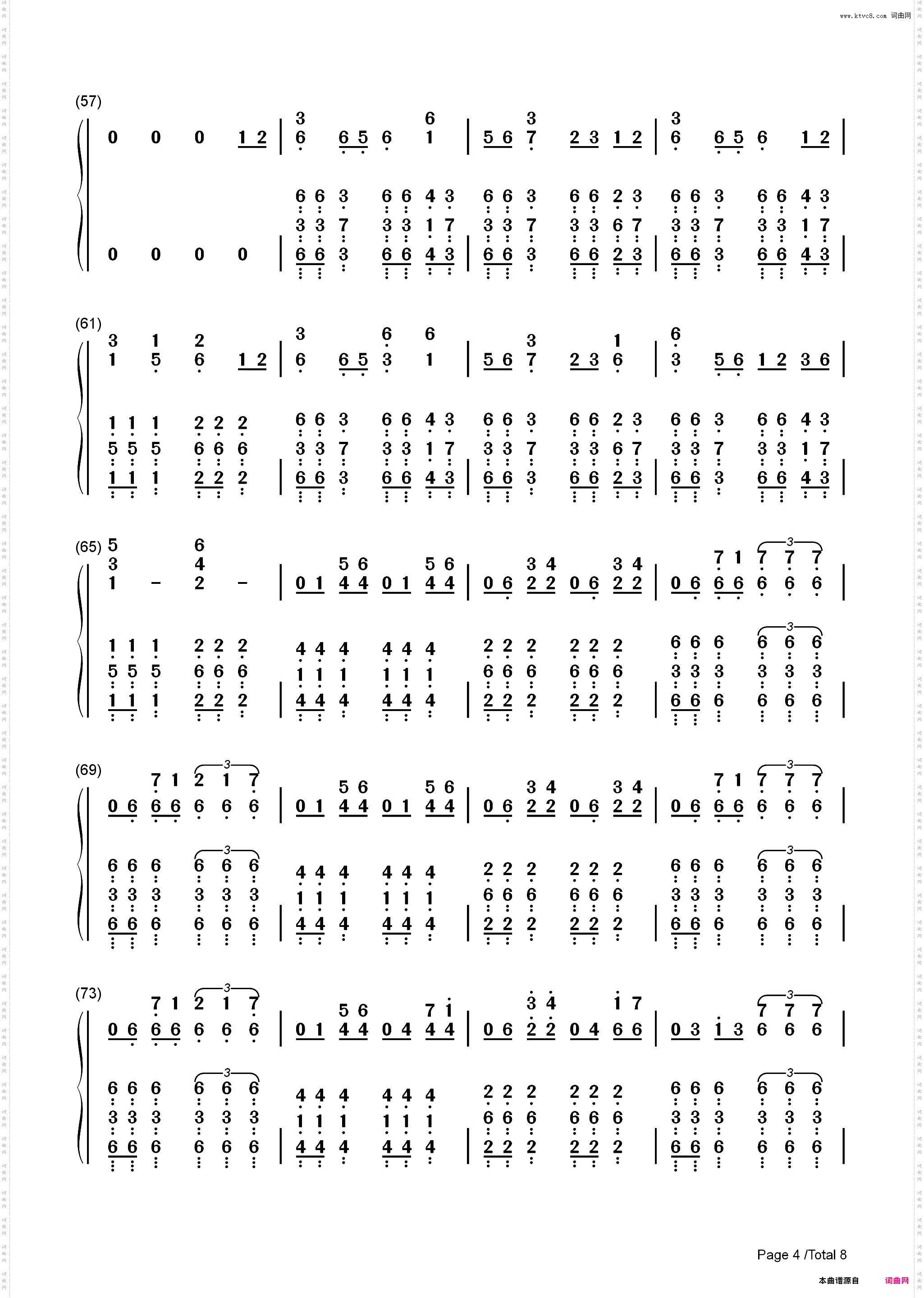 Jump-Two Steps From Hell_简谱版