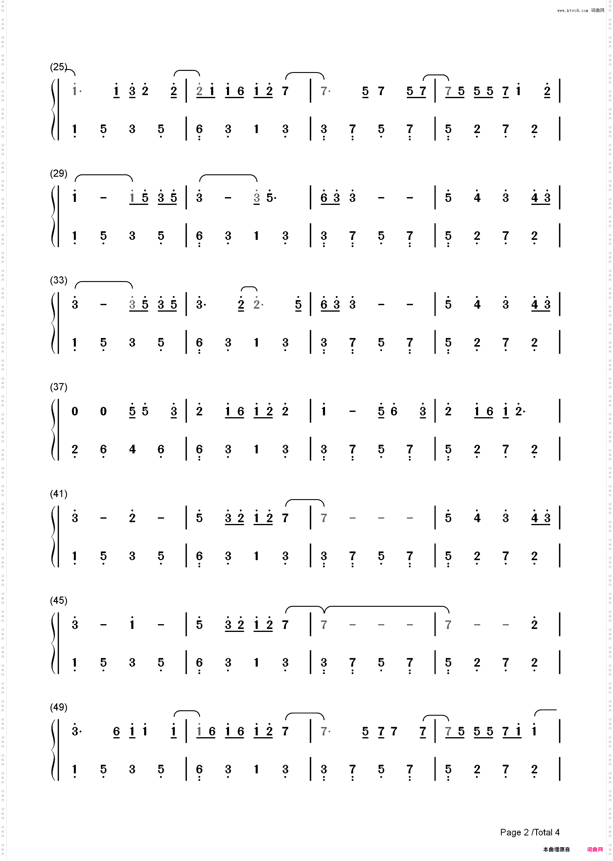 Save Your Tears-The Weeknd_简谱版