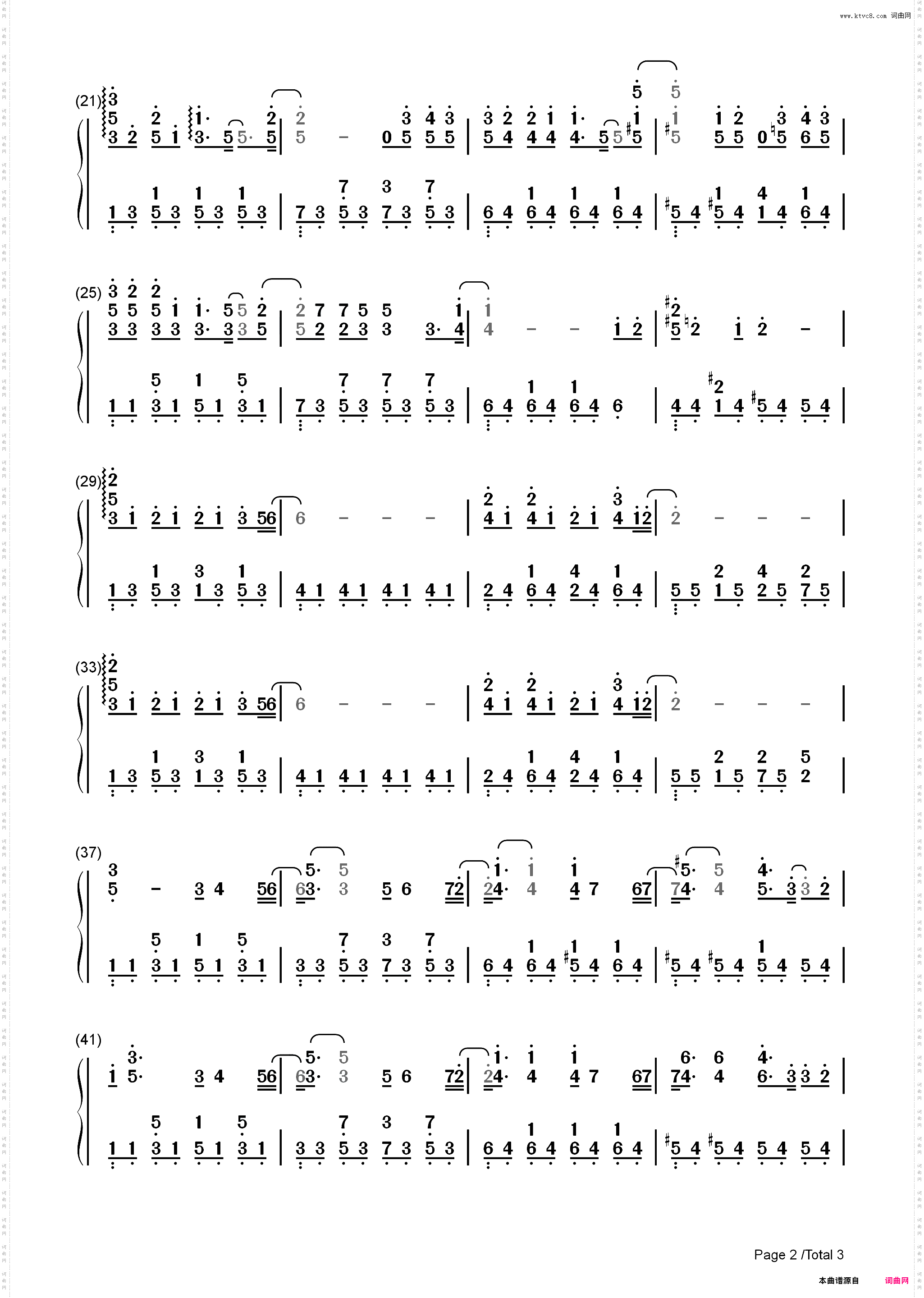 无滤镜-林俊杰藤原浩跨界合作时尚单曲_简谱版