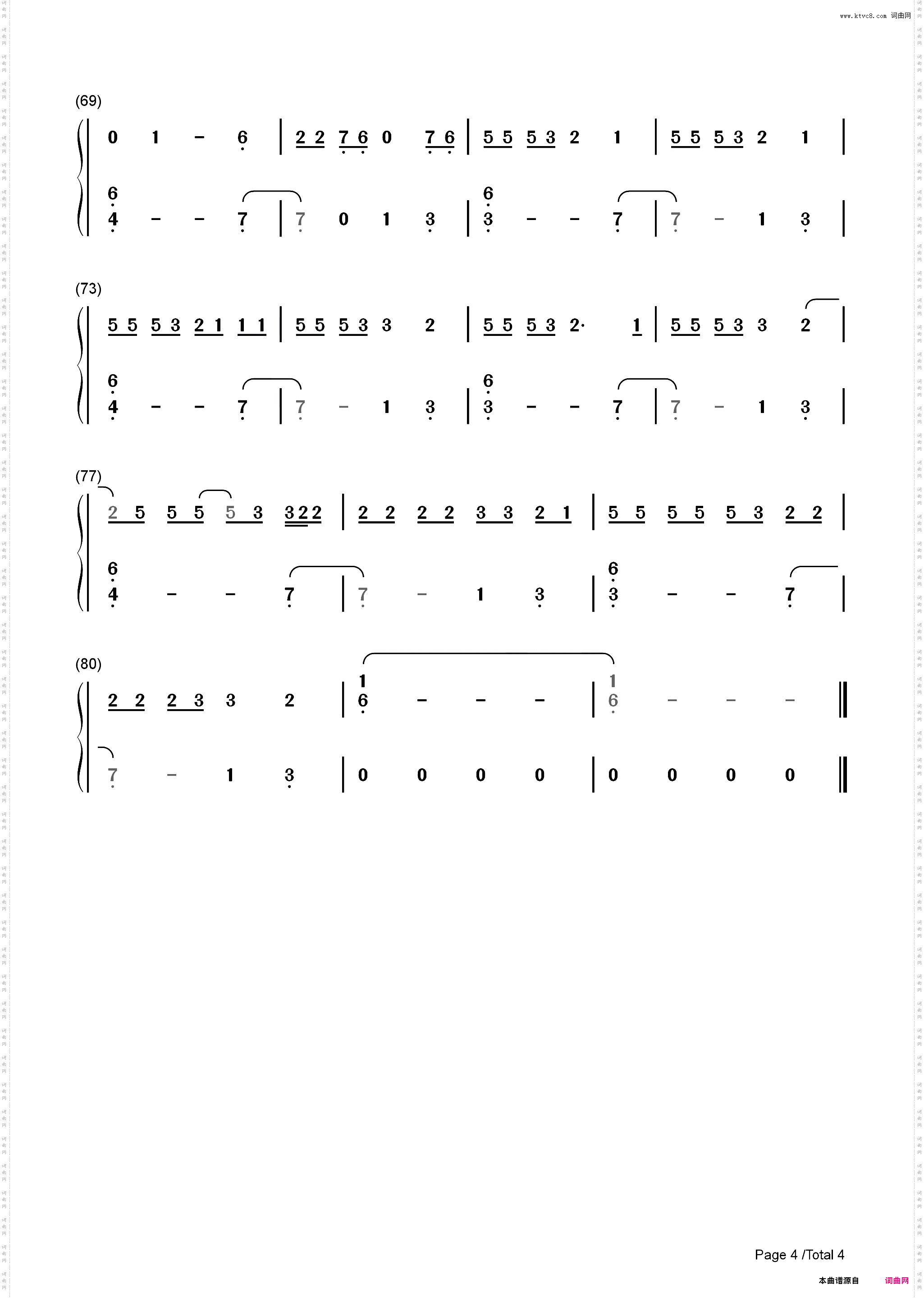 Emotionally Scarred-Lil Baby_简谱版