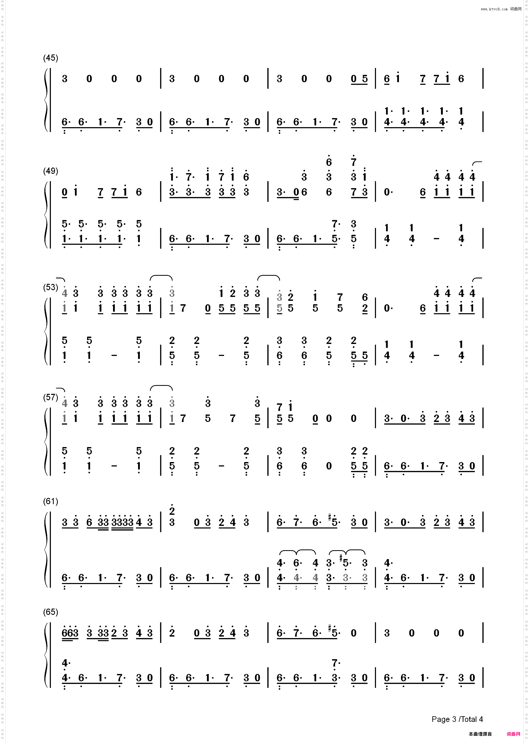 Sour Candy-Lady Gaga ft Black Pink_简谱版