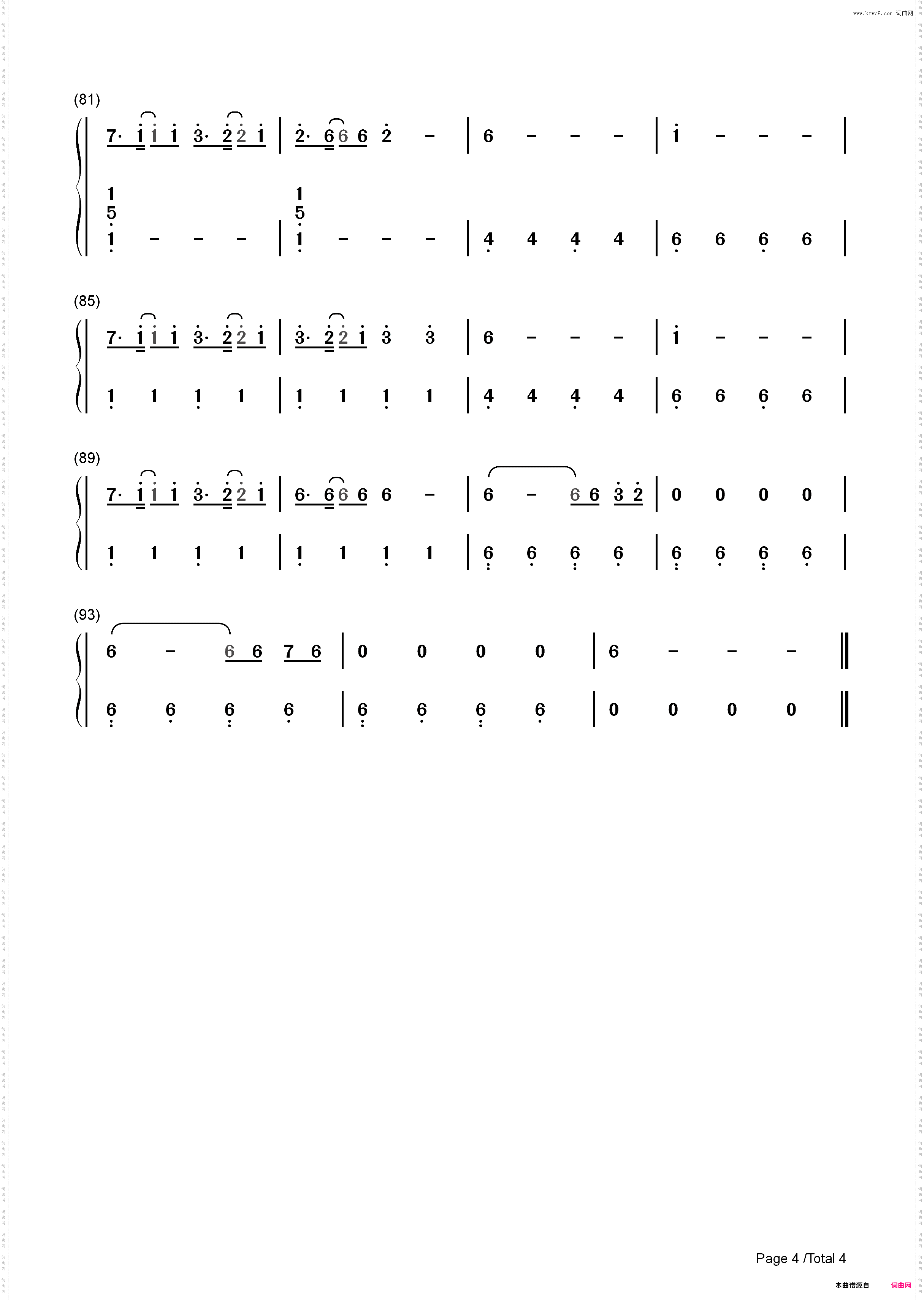 Cannibal-Kesha_简谱版