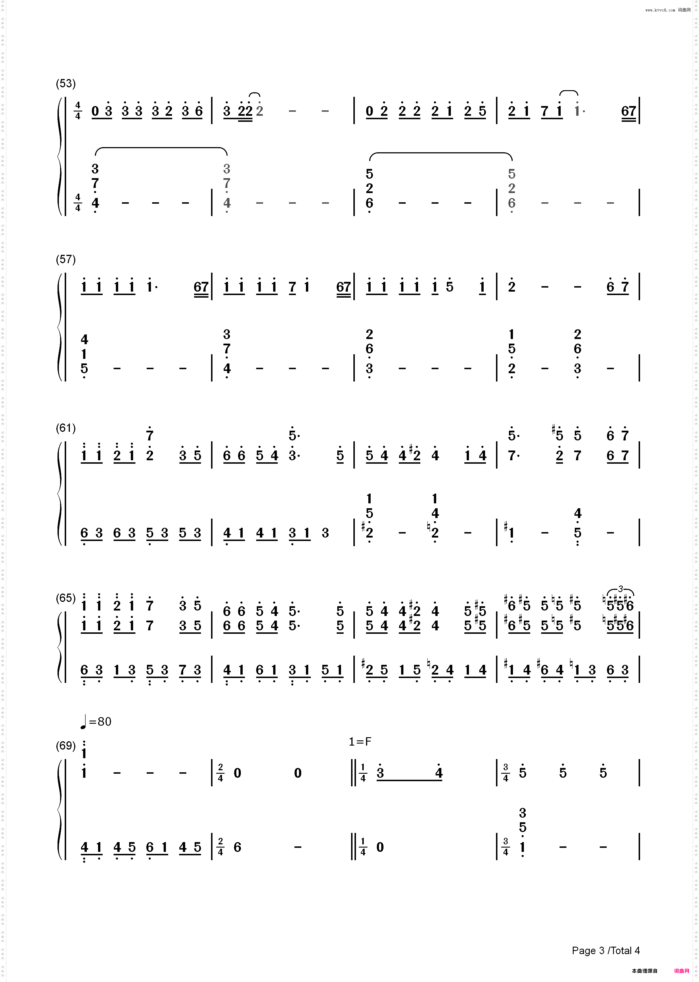 千与千寻BGM串烧_简谱版