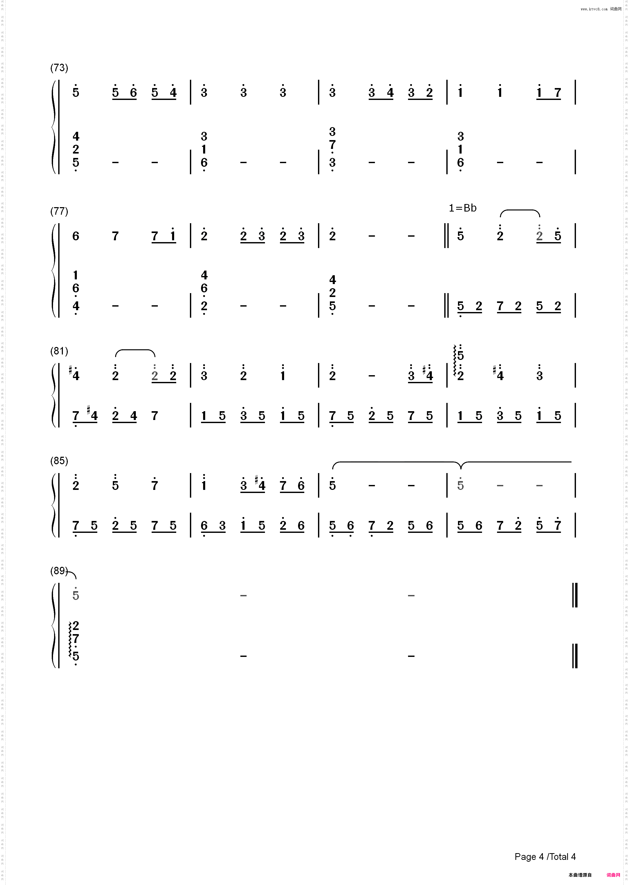 千与千寻BGM串烧_简谱版