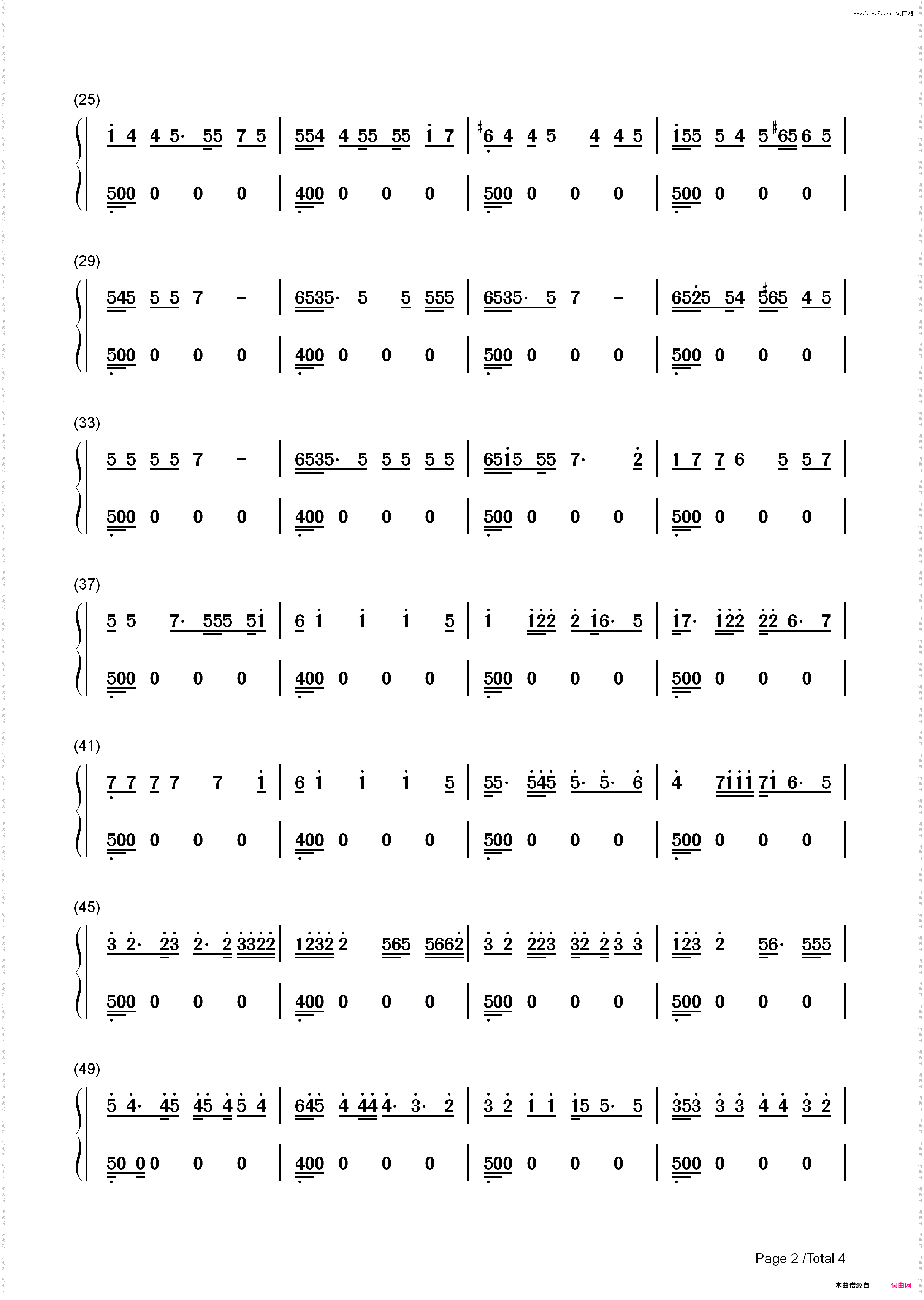 Stupid Love-Lady Gaga_简谱版