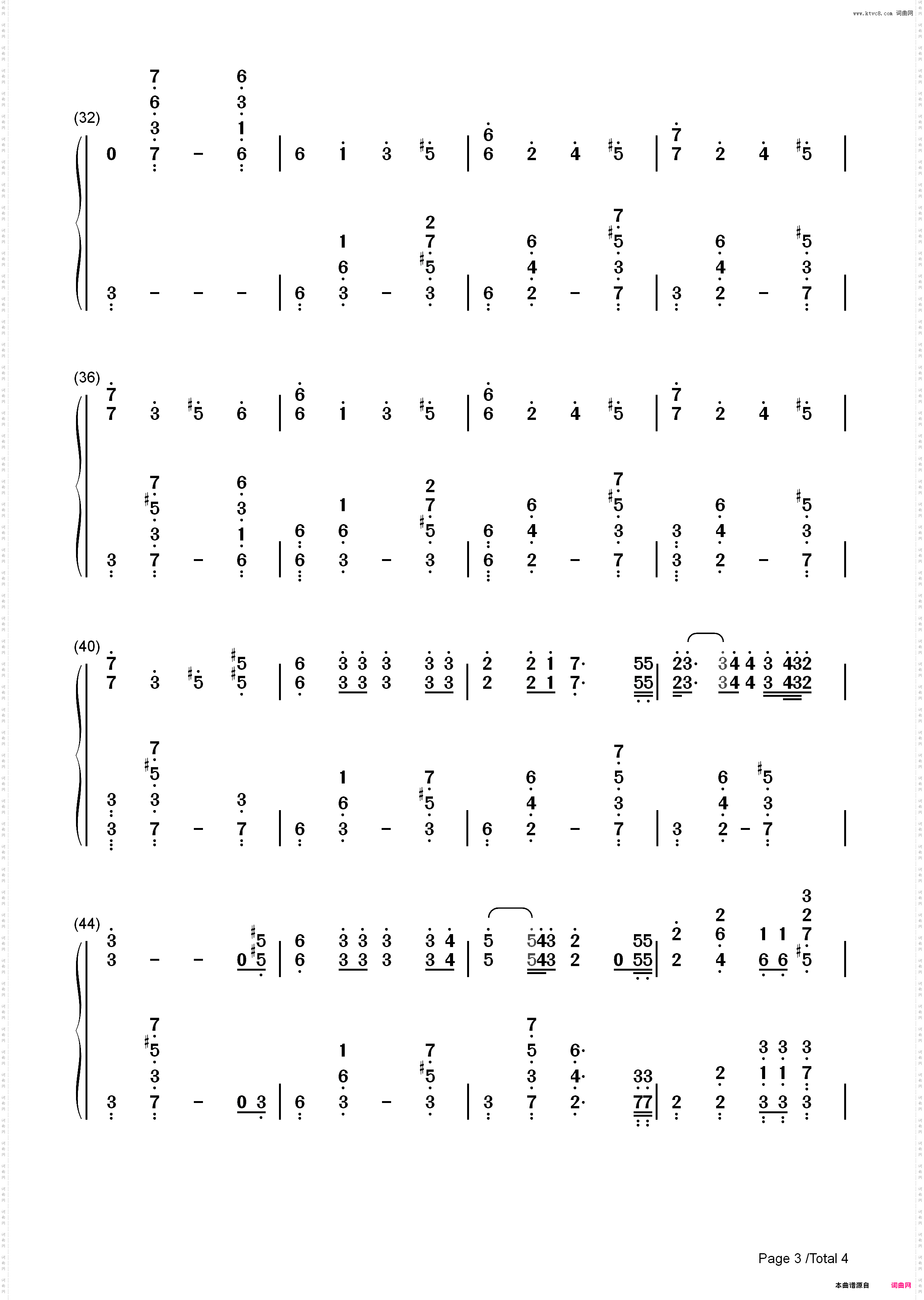 Jenny Of Oldstones-Jennys Song-权力的游戏第八季插曲_简谱版