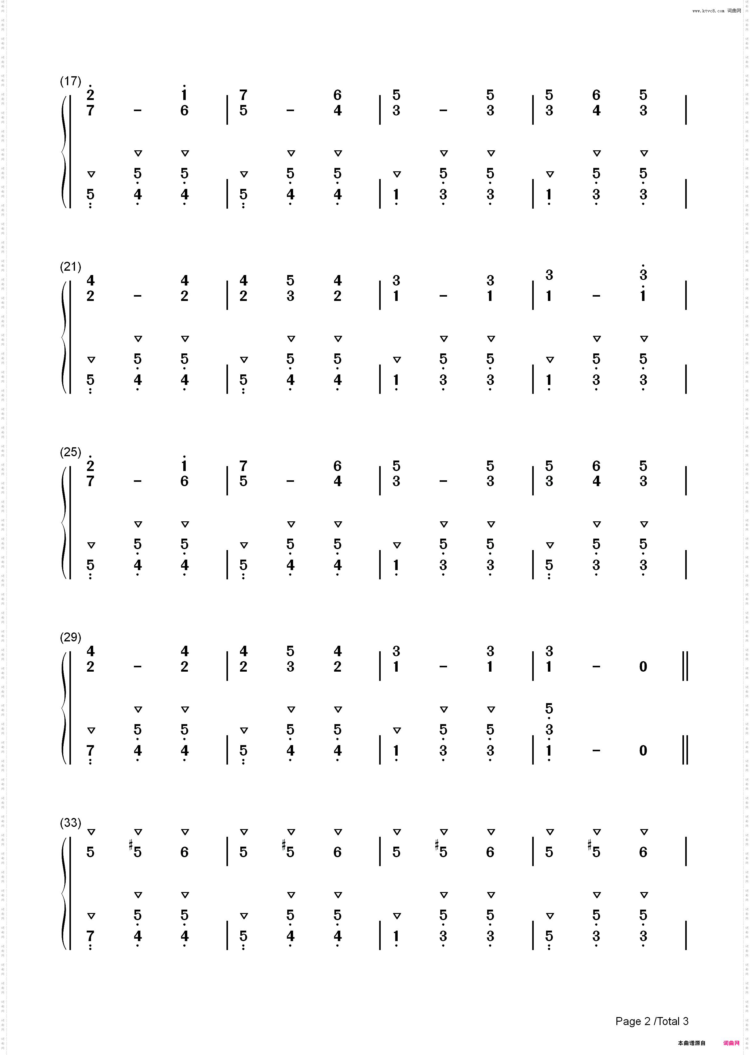 Chopsticks-Euphemia Allen_简谱版